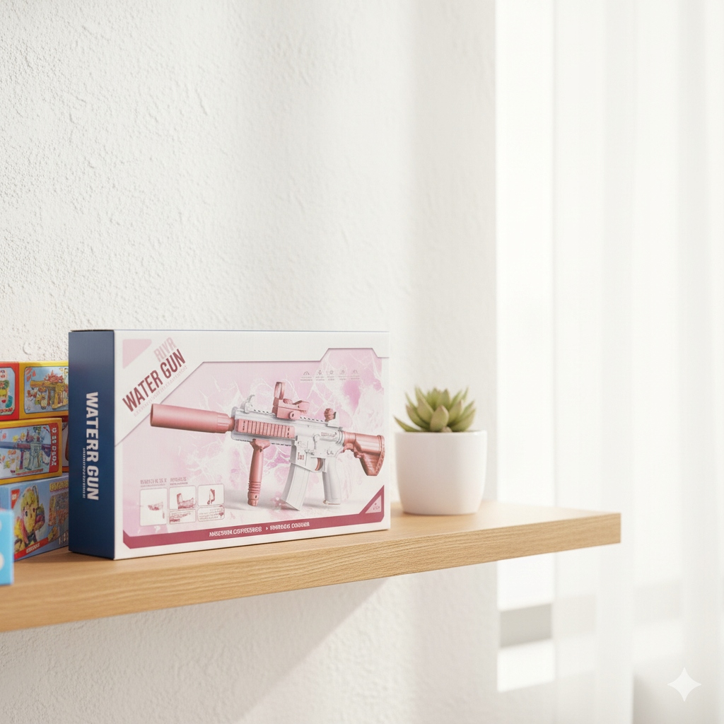 AUTOMATYCZNY ELEKTRYCZNY KARABIN PISTOLET NA WODĘ DUŻY MIOTACZ BLASTER