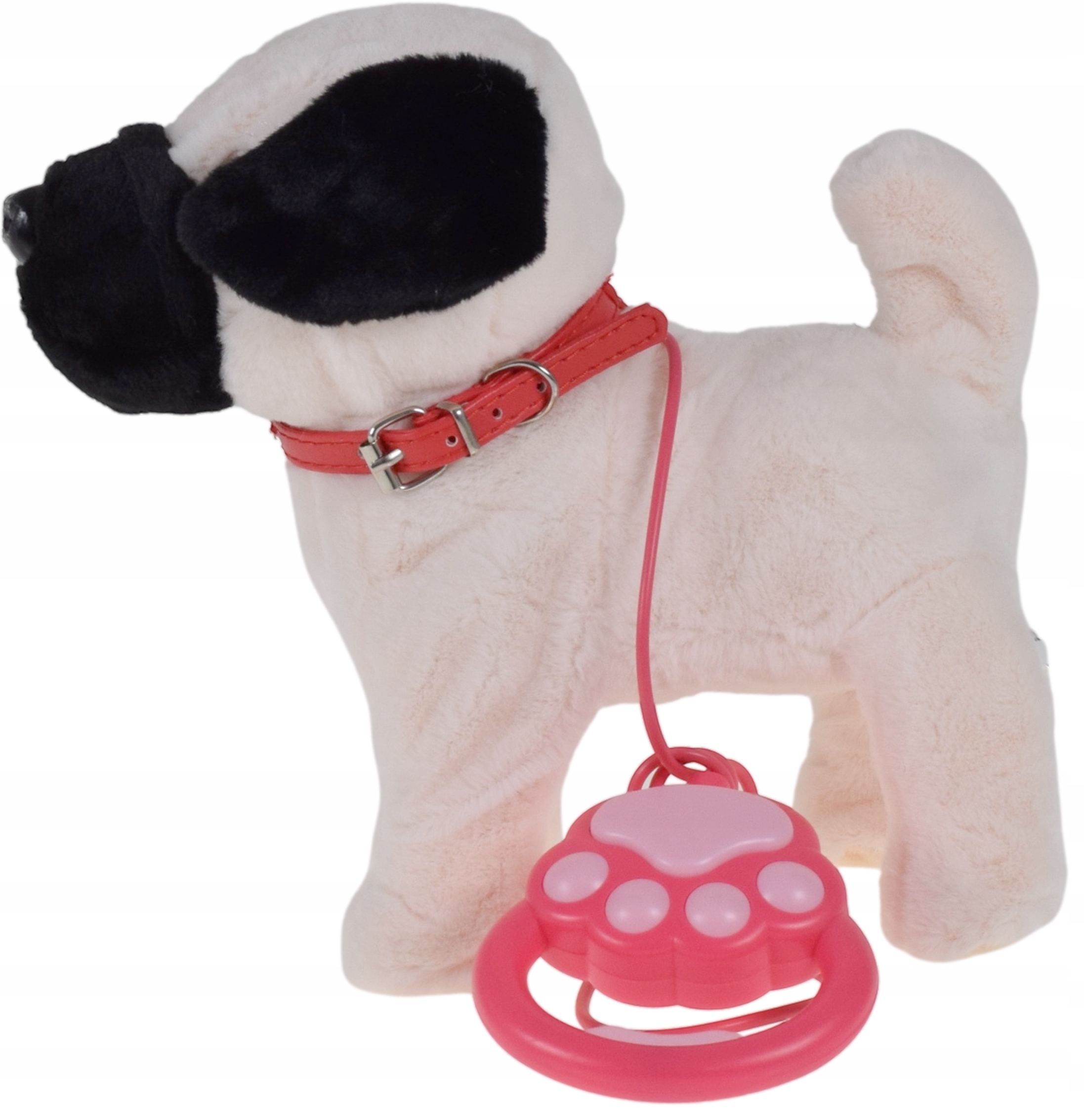 INTERAKTYWNY PIESEK ZE SMYCZĄ CHODZI SZCZEKA ZABAWKI DLA DZIECI PLUSZAK