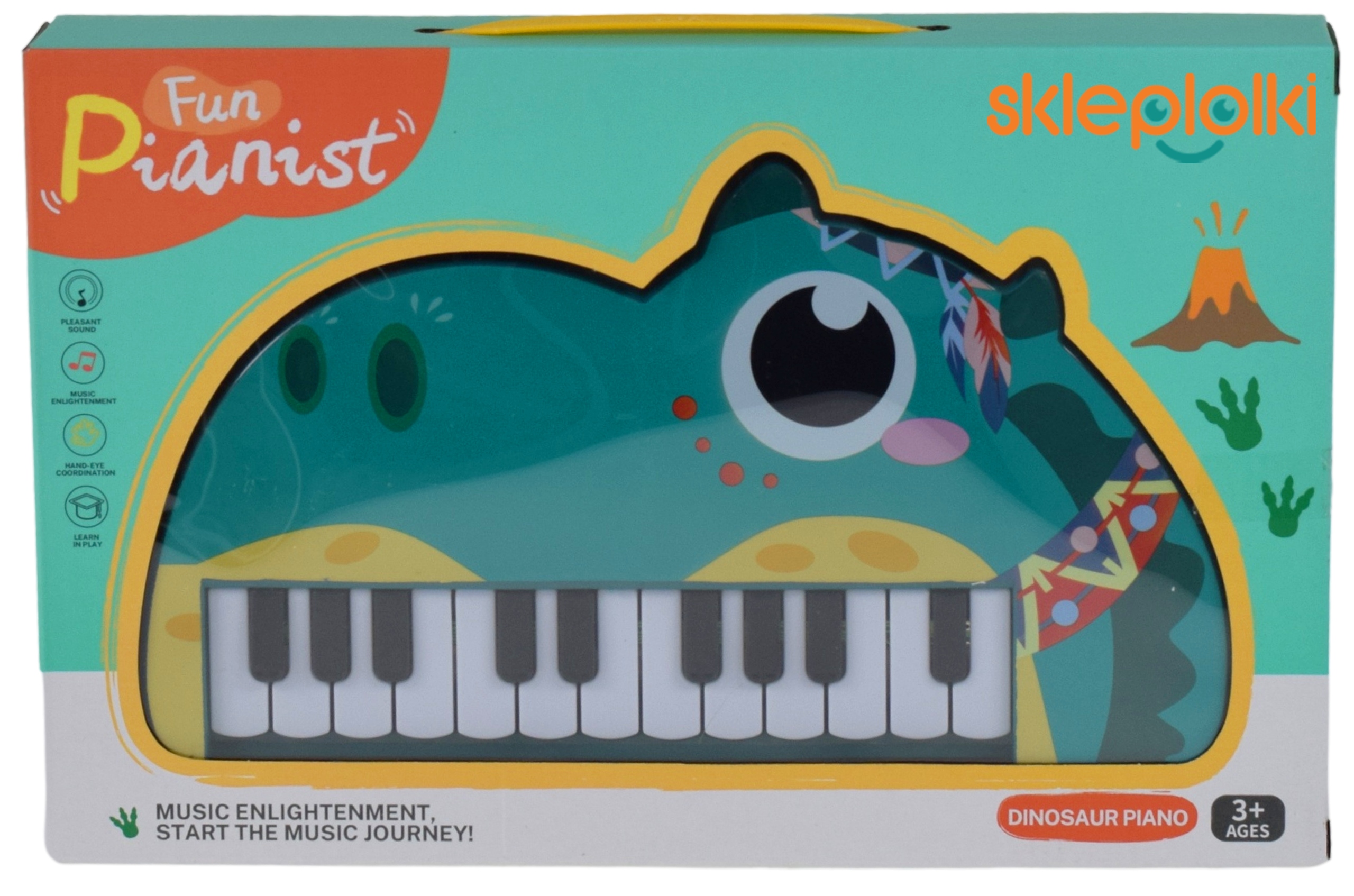 ELEKTRONICZNE ORGANKI KEYBOARD DLA DZIECI INSTRUMENT MUZYCZNY PIANINKO