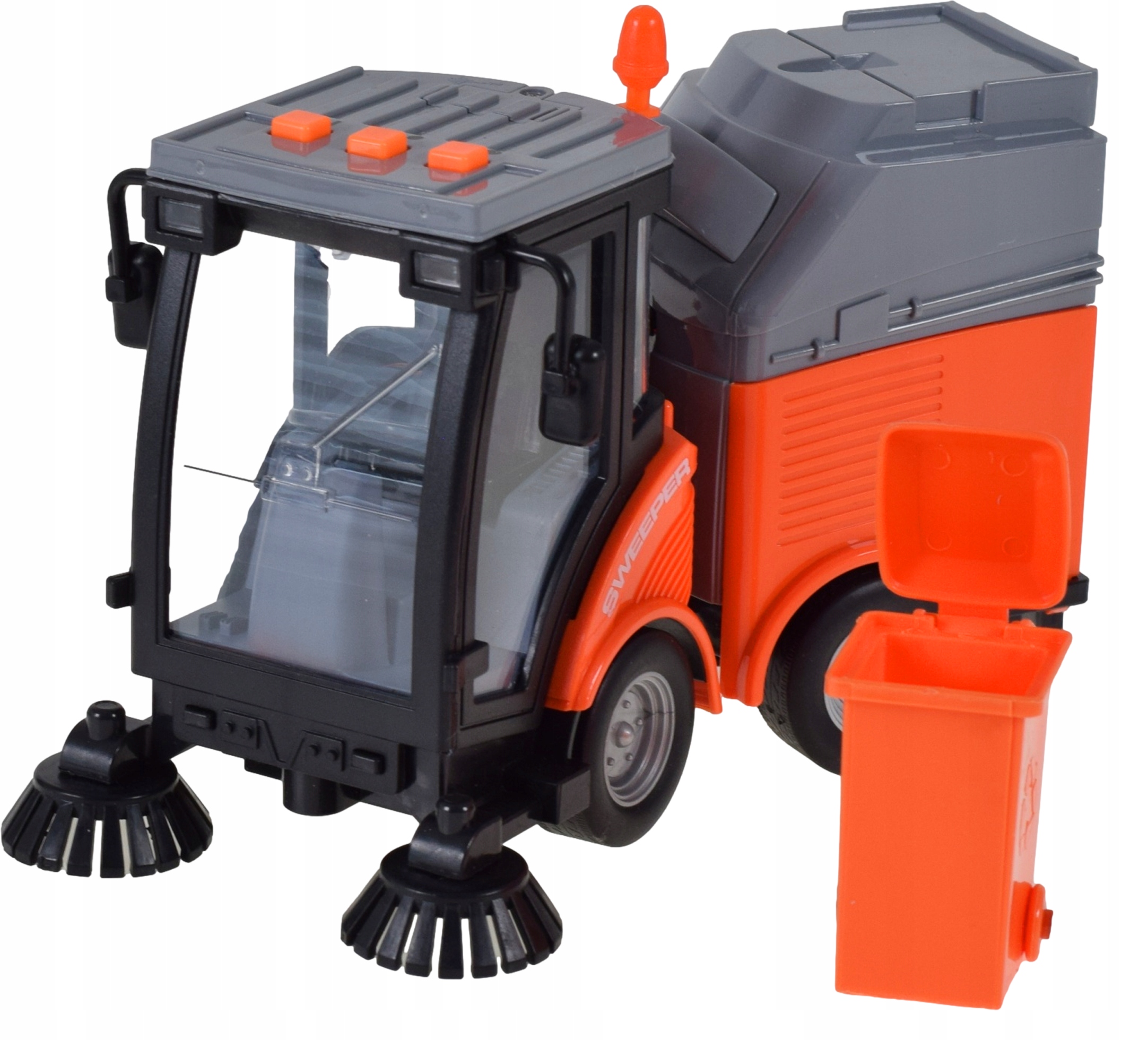 ZAMIATARKA DROGOWA ZABAWKA POJAZD ULICZNY NA BATERIE SAMÓCHÓD DLA DZIECI