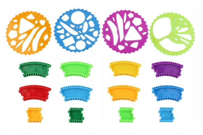 ZESTAW DLA DZIECI DO RYSOWANIA SPIROGRAF KREATYWNA EDUKACYJNA ZABAWA