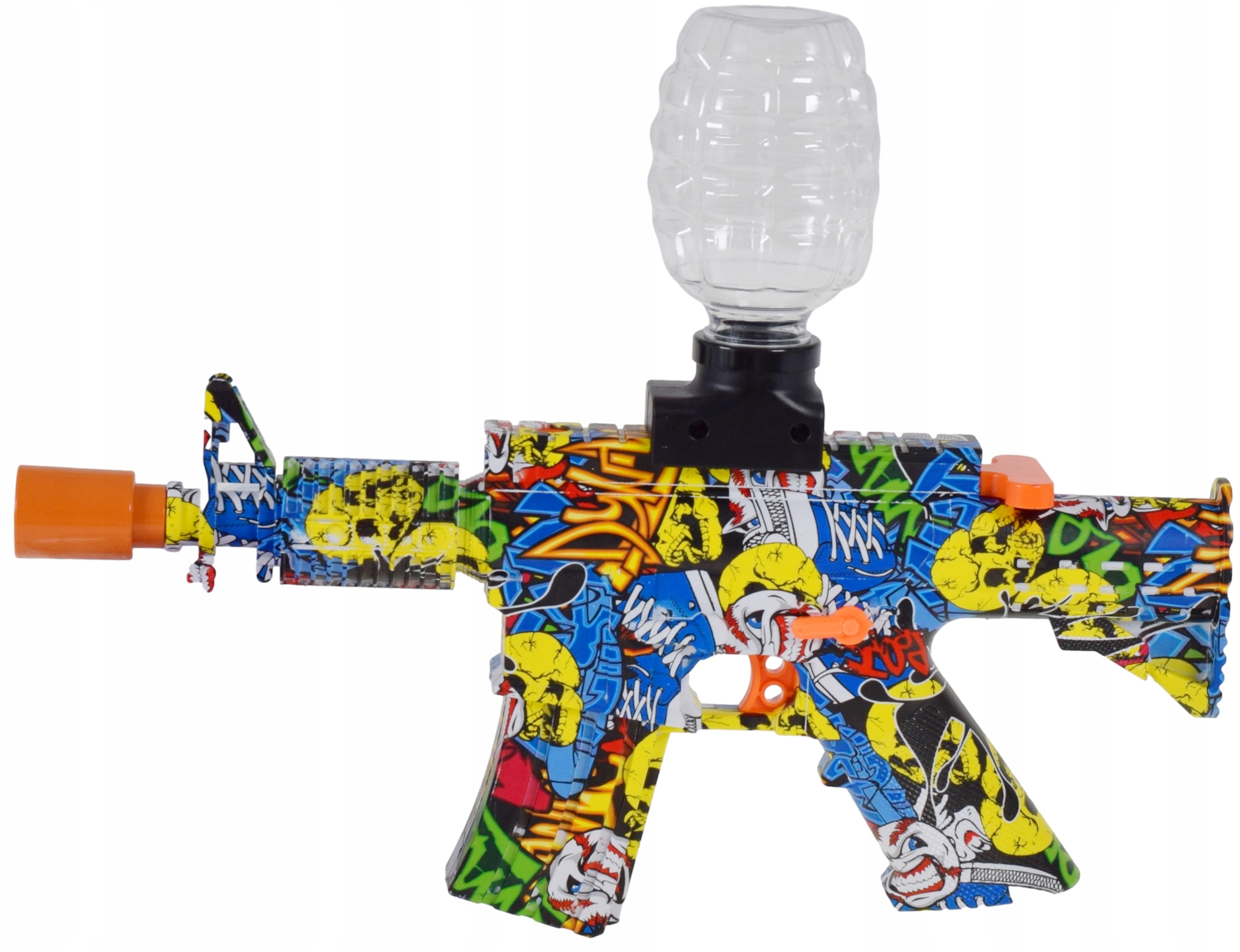 PISTOLET NA KULKI ŻELOWE WODNE AUTOMATYCZNY KARABIN DUŻY ZESTAW AKUMULATOR