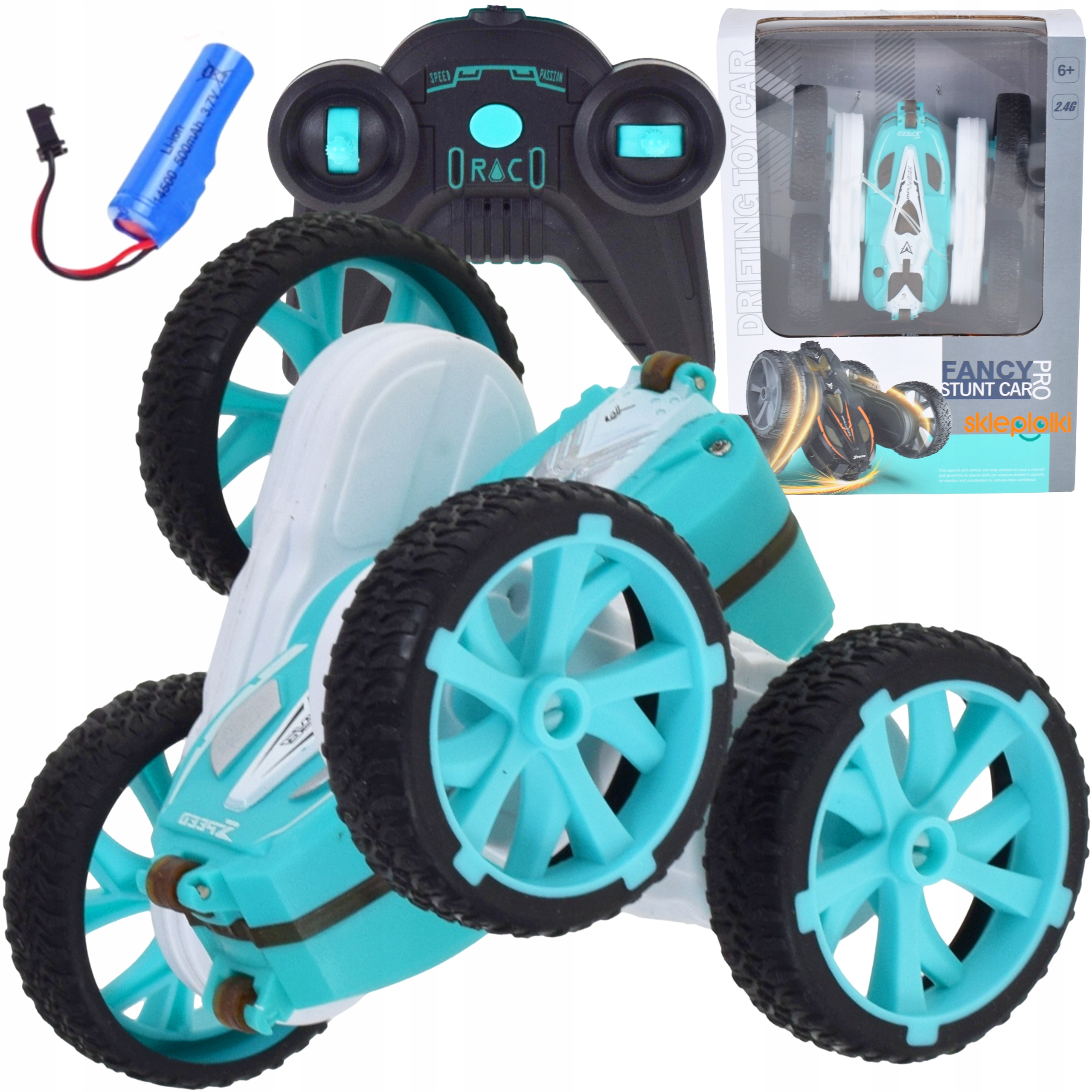 AUTO KASKADER SAMOCHÓD ZDALNIE STEROWANY PILOT RC KONTROLER ZESTAW ZABAWKA