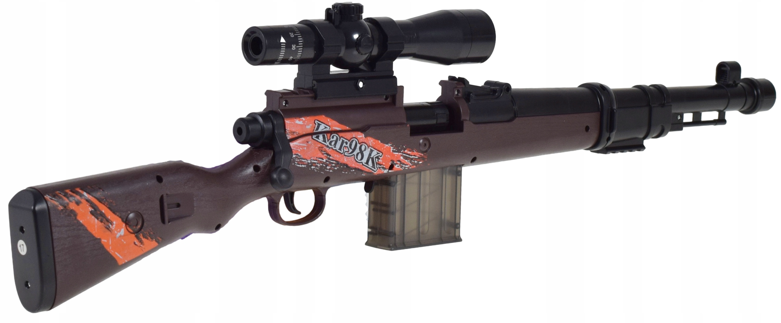 SNAJPERKA NA STRZAŁKI PIANKOWE DUŻY KARABIN ZESTAW +ŁUSKI ZABAWKA REPLIKA