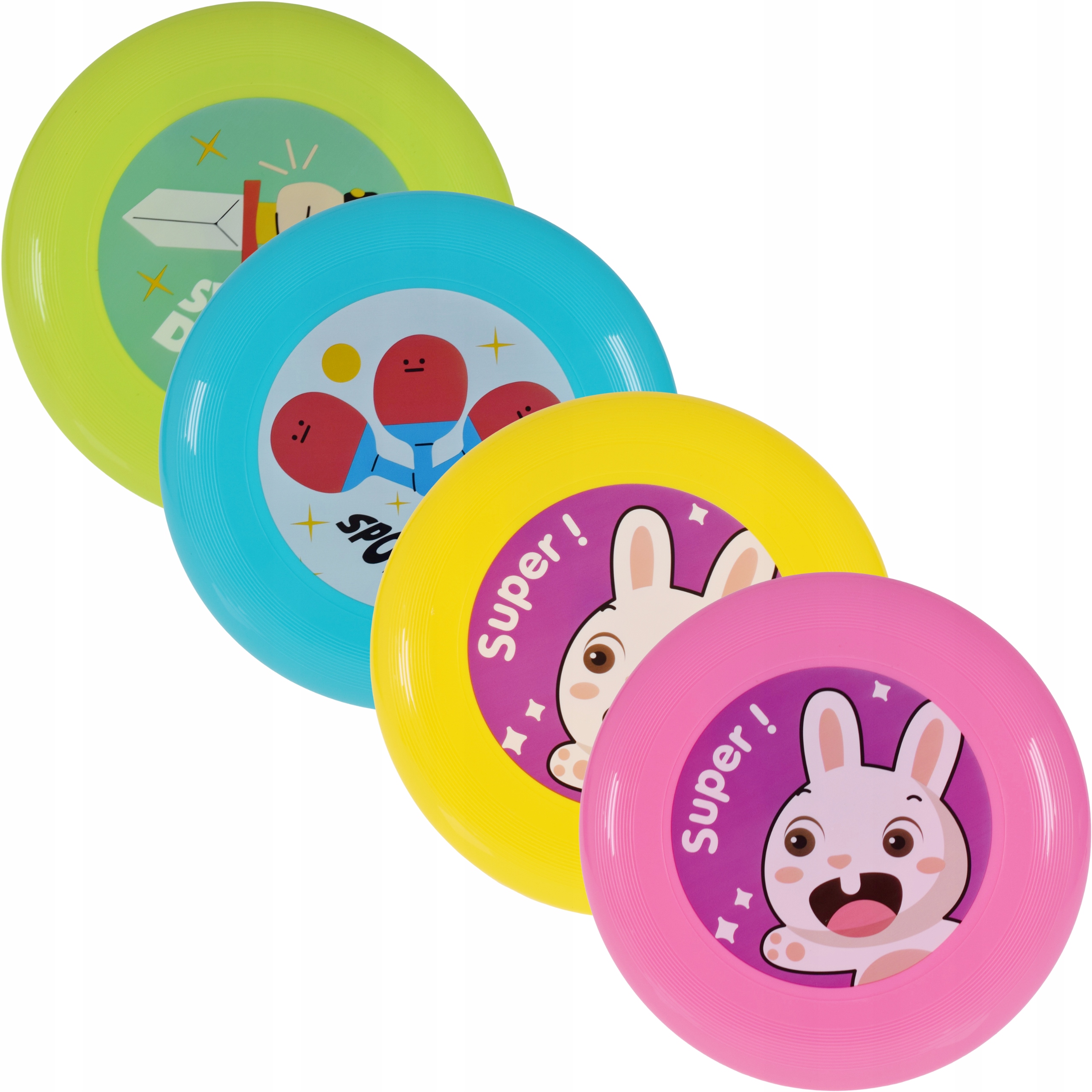 FRISBEE LATAJĄCY TALERZ ZABAWKA DYSK DLA DZIECI SPODEK GRA ZRĘCZNOŚCIOWA