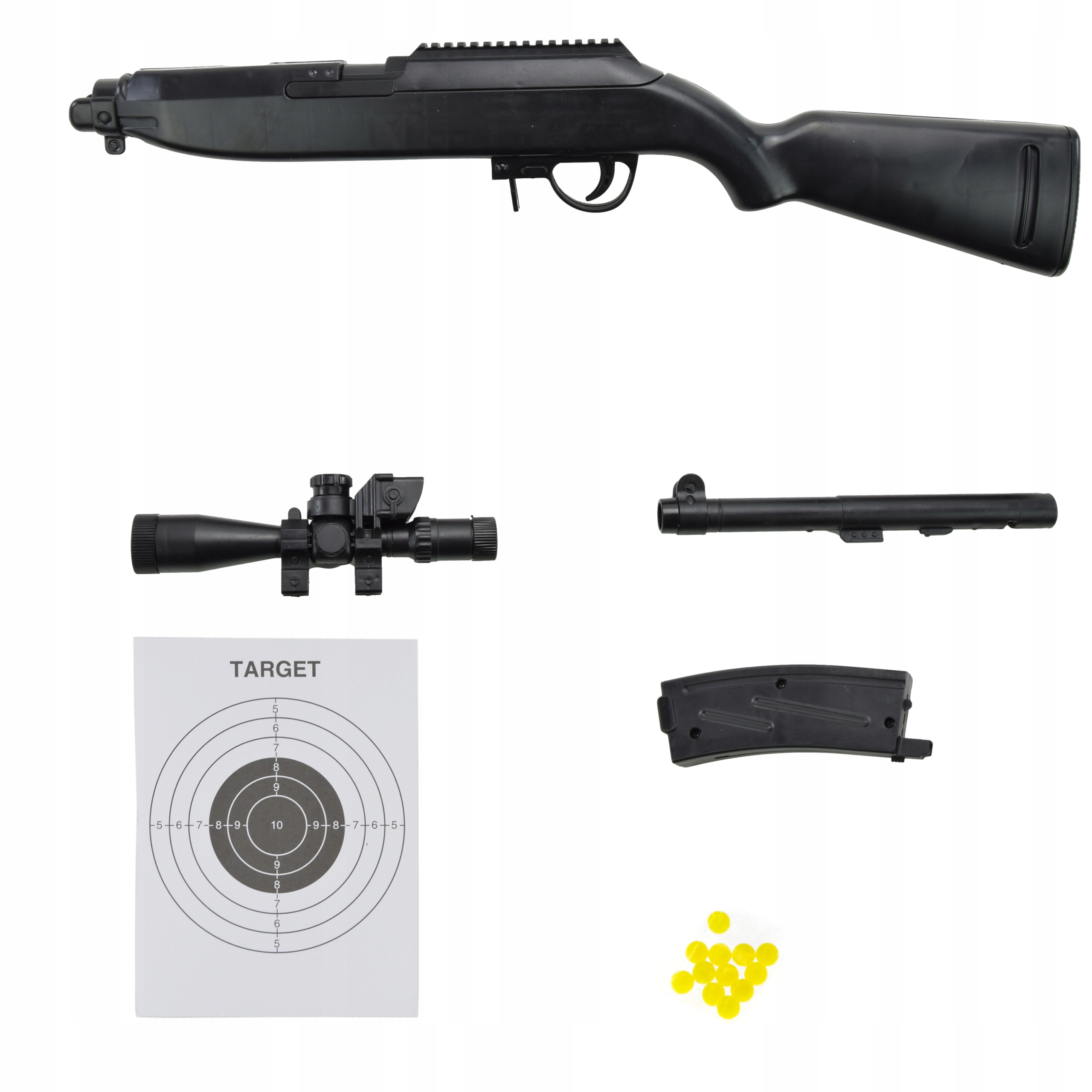 KARABIN PISTOLET NA KULKI STRZELBA ASG REPLIKA