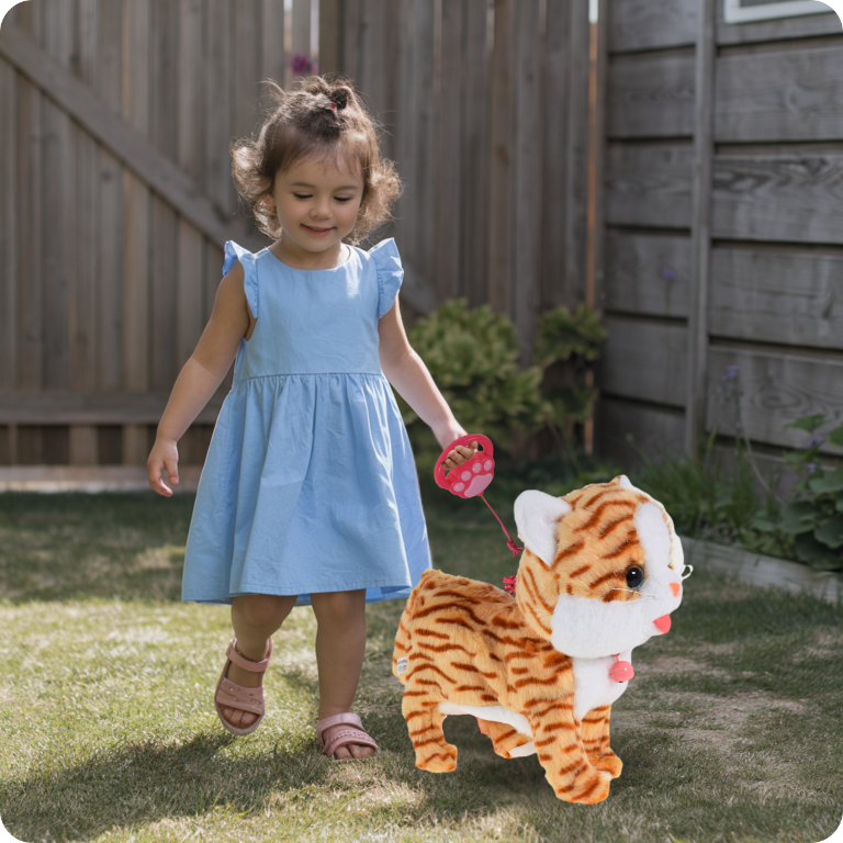 KOT INTERAKTYWNY KOTEK NA SMYCZY MIAUCZY CHODZI GRA DLA DZIECKA NA PREZENT