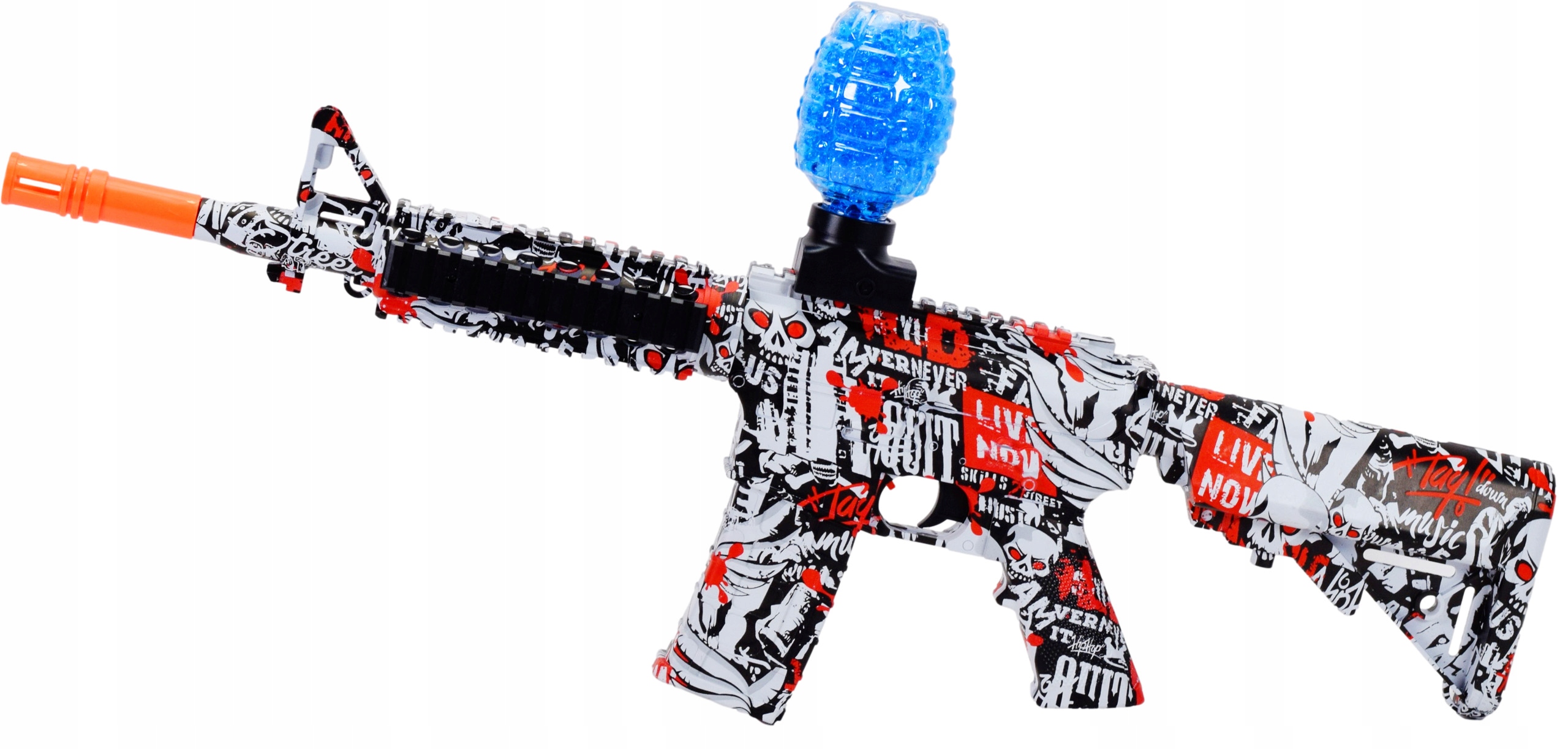 AUTOMATYCZNY PISTOLET AUTOMAT KARABIN NA KULKI WODNO ŻELOWE ELEKTRO ZESTAW