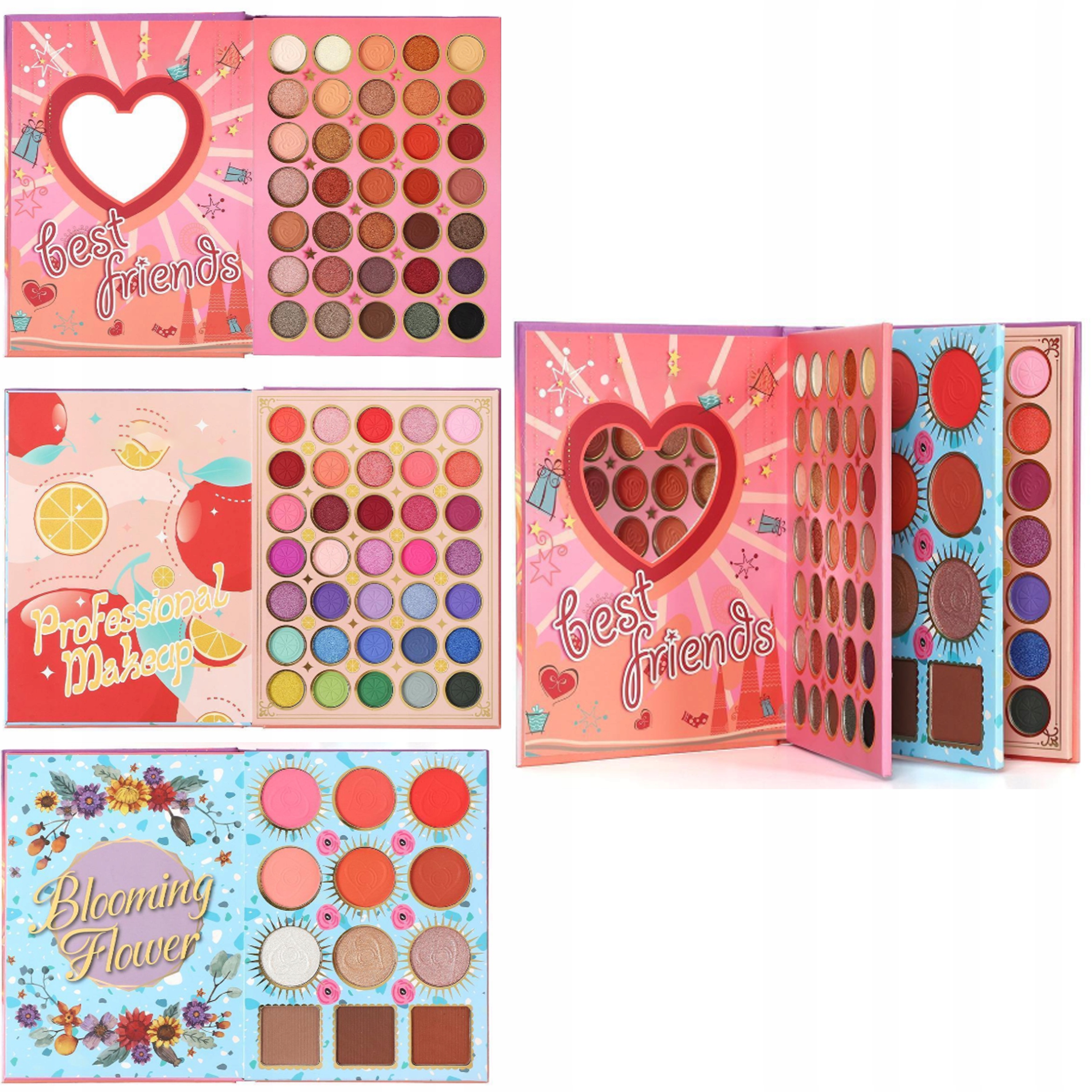 Zestaw kosmetyków dla dzieci 82kolory Paletka do makijażu małej księżniczki