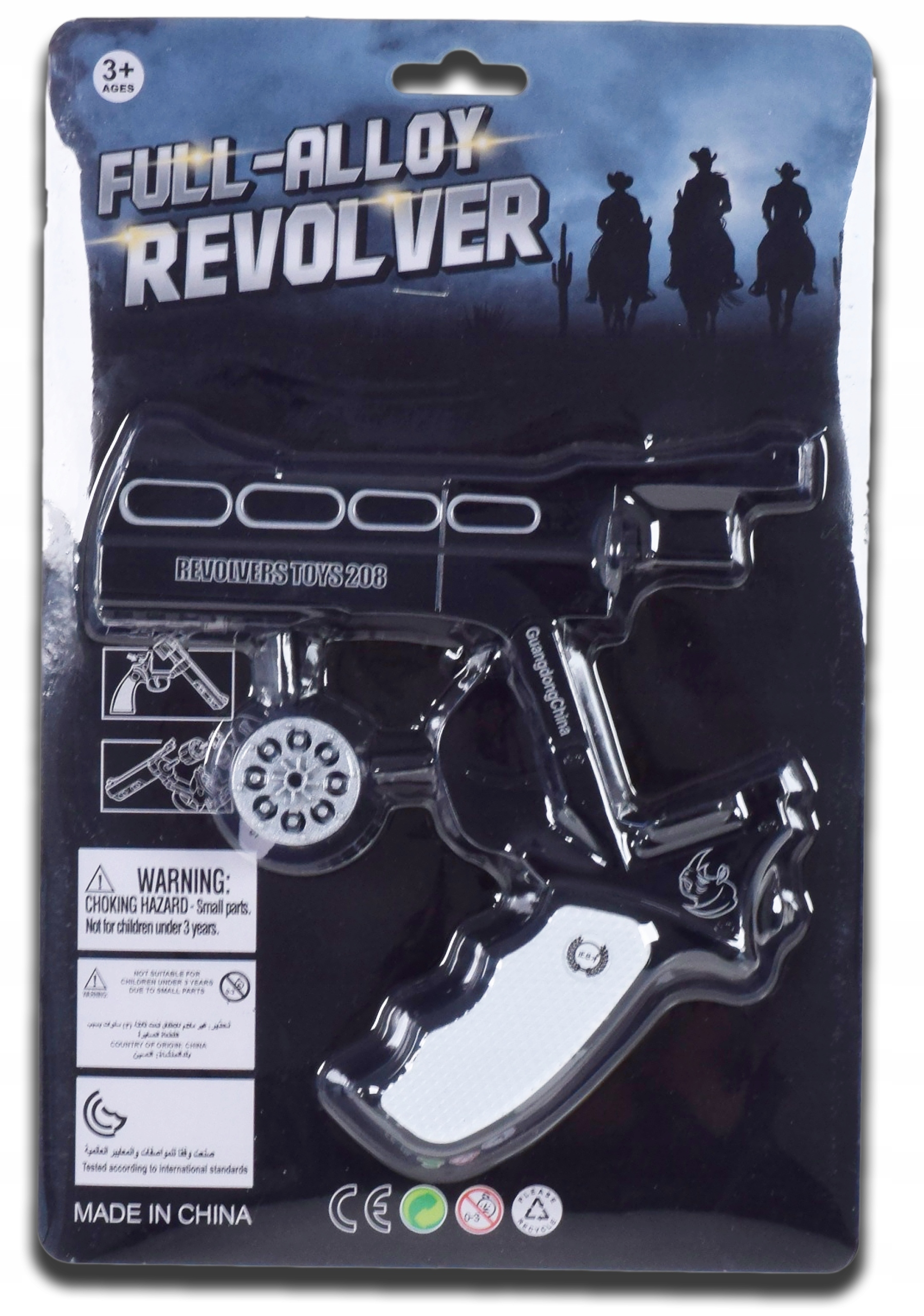 PISTOLET NA SPŁONKĘ KAPISZONY GRATIS 10x720szt METALOWY REWOLWER DLA DZIECI