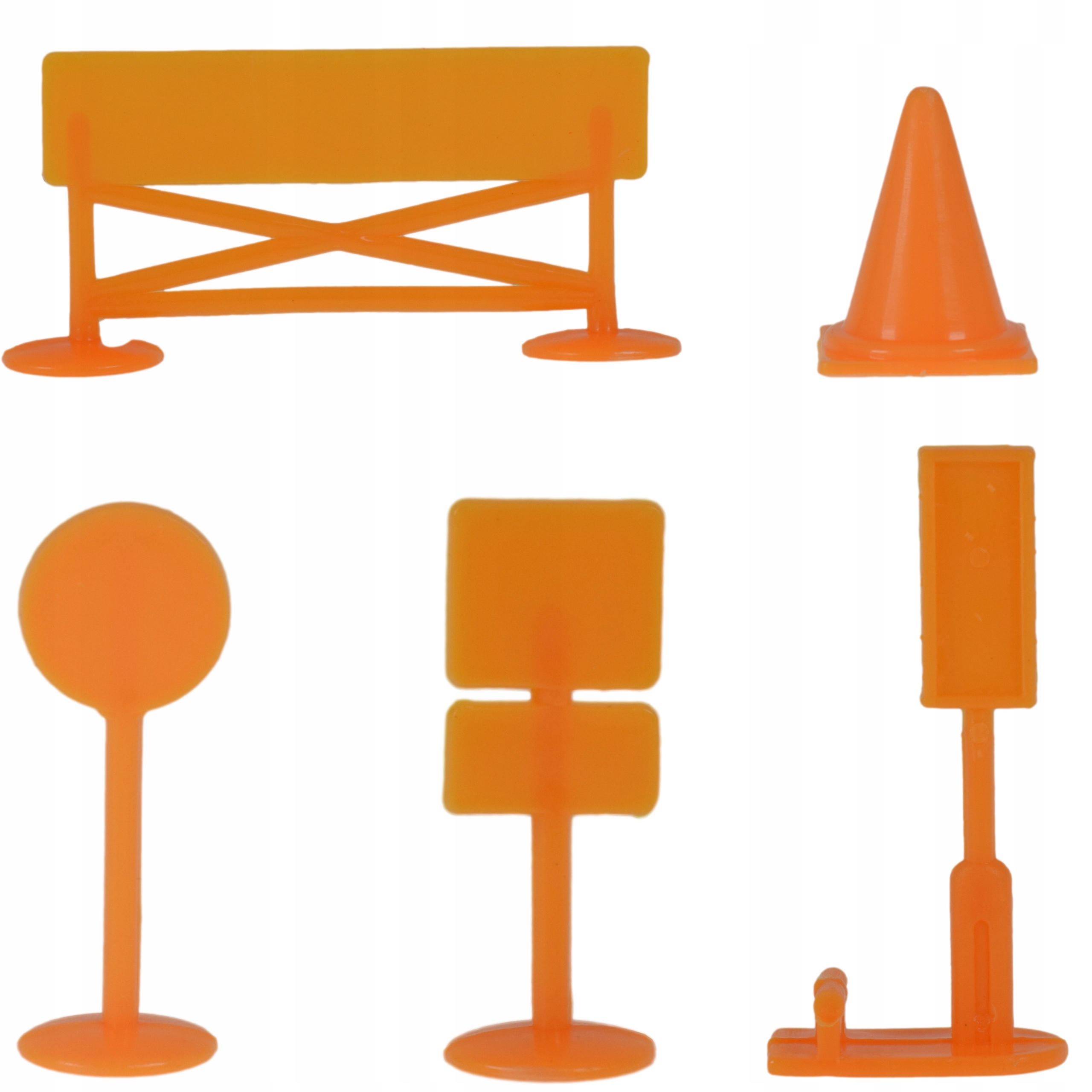 Zabawka pociąg tory z zestawem znaków kolejowych i akcesoriami na baterie