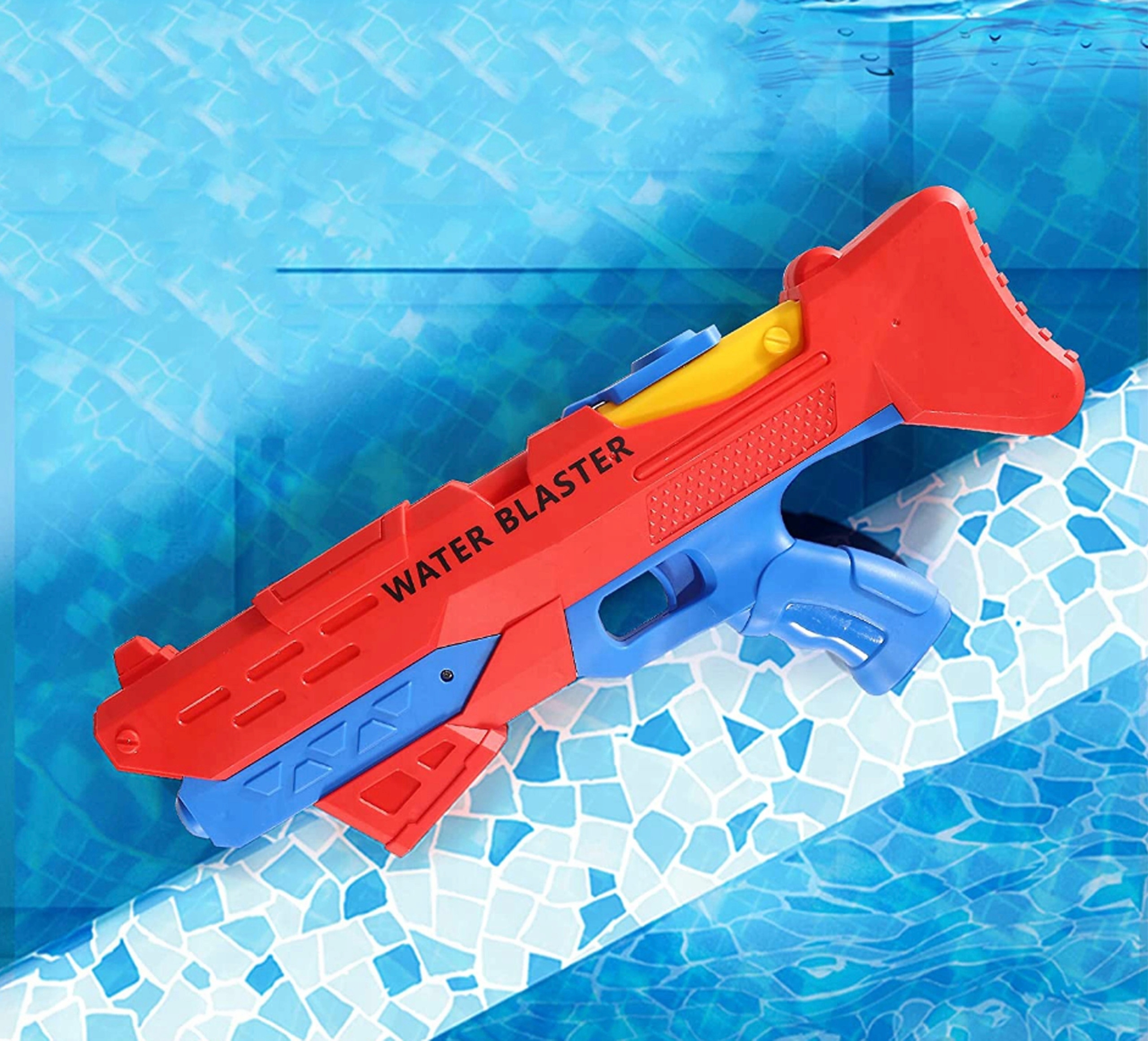 PISTOLET NA WODĘ ELEKTRYCZNY MIOTACZ DLA DZIECI ŁADOWANIE USB DUŻY ZASIĘG
