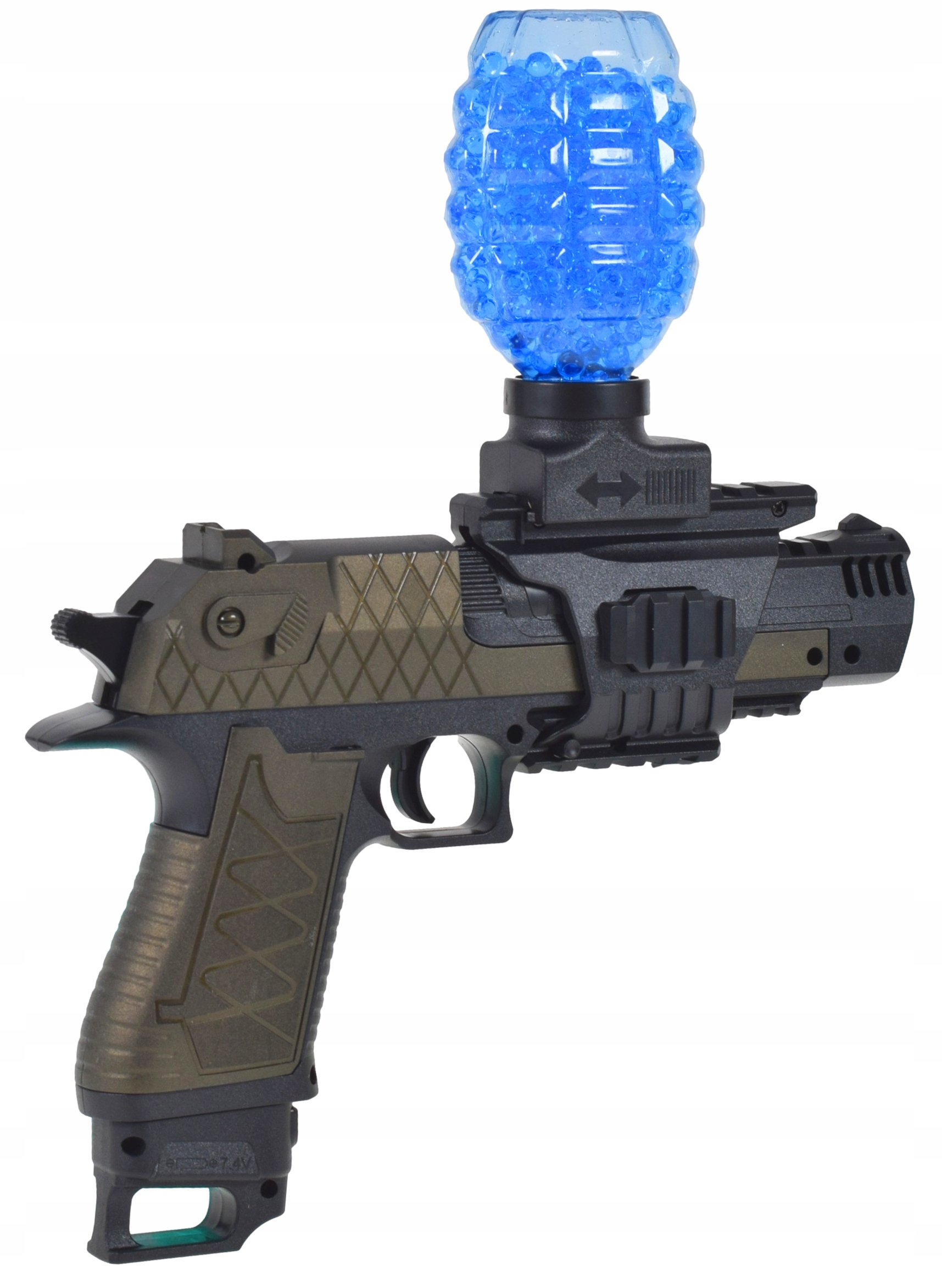 PISTOLET ELEKTRYCZNY AUTOMAT MASZYNOWY NA KULKI ŻEL GLOCK ZESTAW AKCESORIA