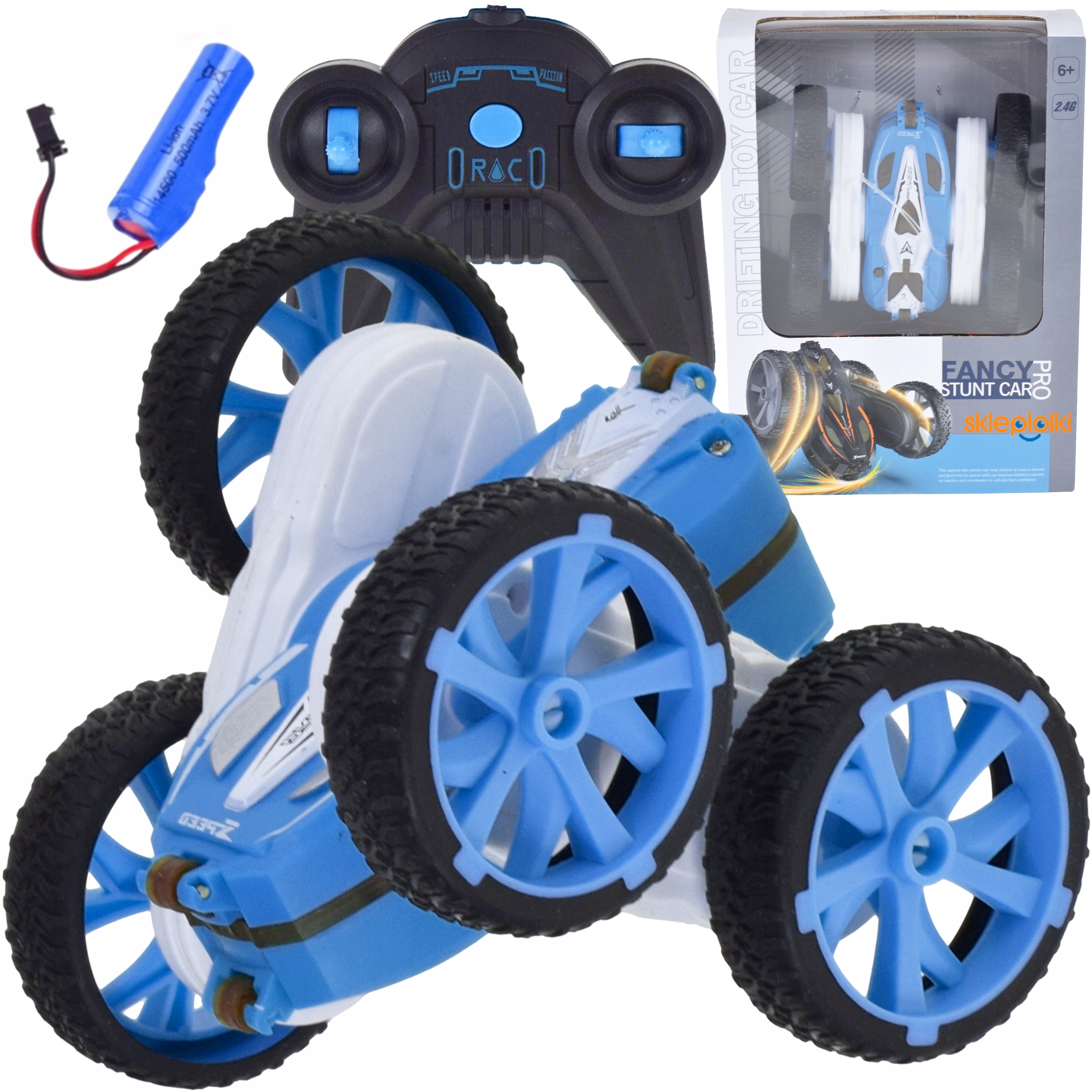 SAMOCHÓD AUTO KASKADER ZDALNIE STEROWANY PILOT RC KONTROLER ZESTAW ZABAWKA