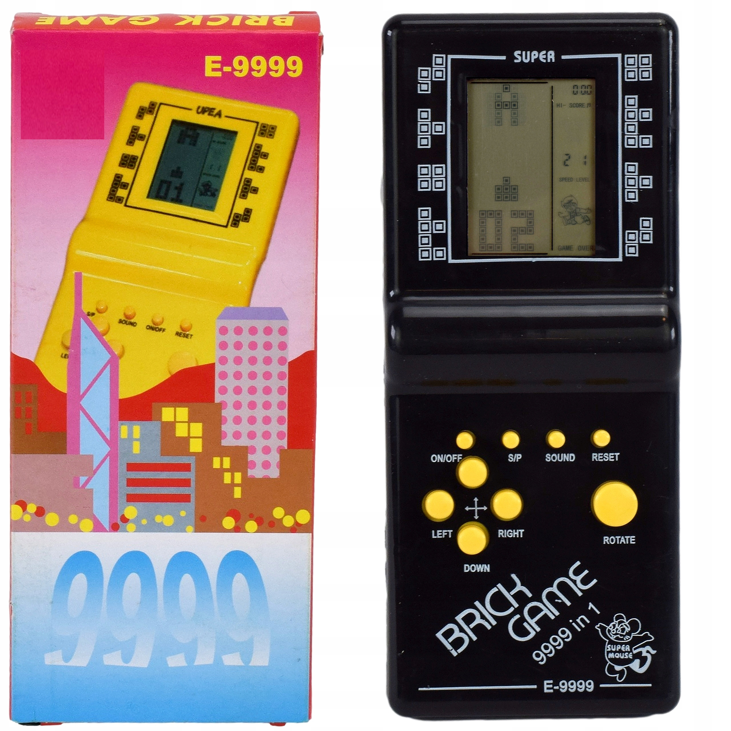 ELEKTRONICZNA GRA NA BATERIE AA PRZENOŚNA KONSOLA DO GIER GIERKA DLA DZIECI