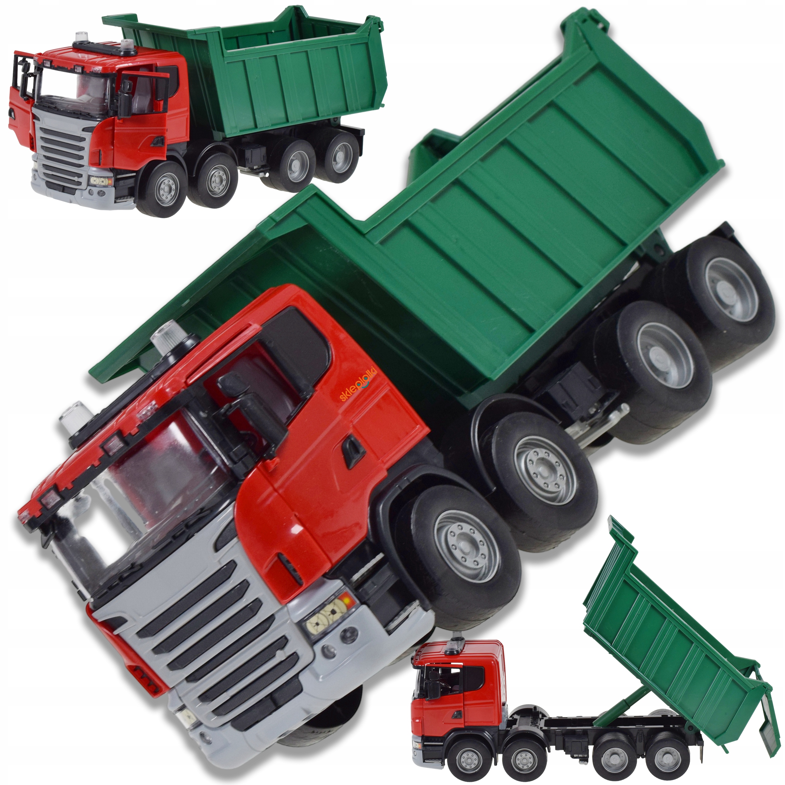 AUTO SAMOCHÓD DUŻA CIĘŻARÓWKA NAPĘD RUCHOME ELEMENTY KLAPA DRZWI DLA DZIECI