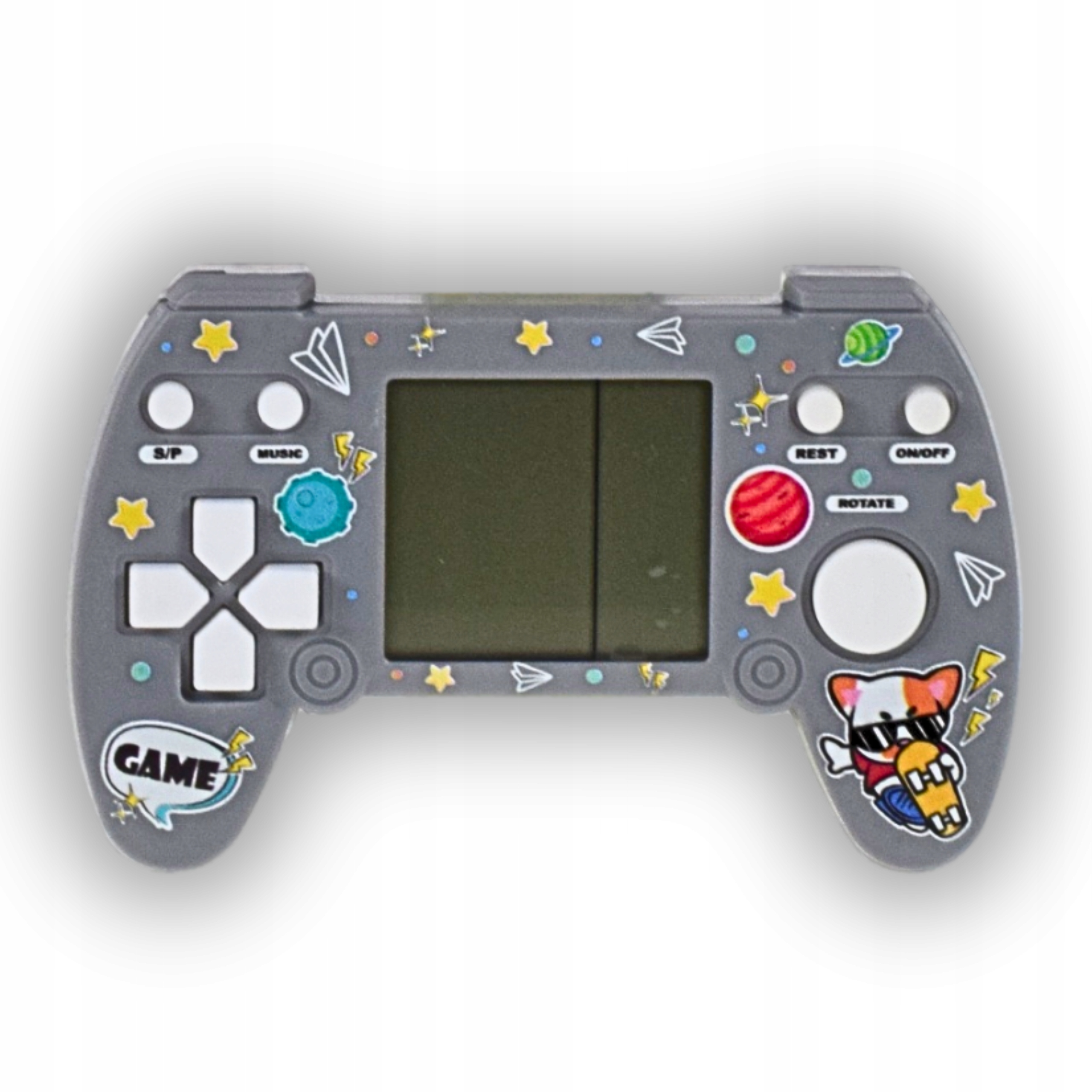 ELEKTRONICZNA GRA RETRO PRZENOŚNA NA BATERIE MINI KONSOLA TETRIS DLA DZIECI