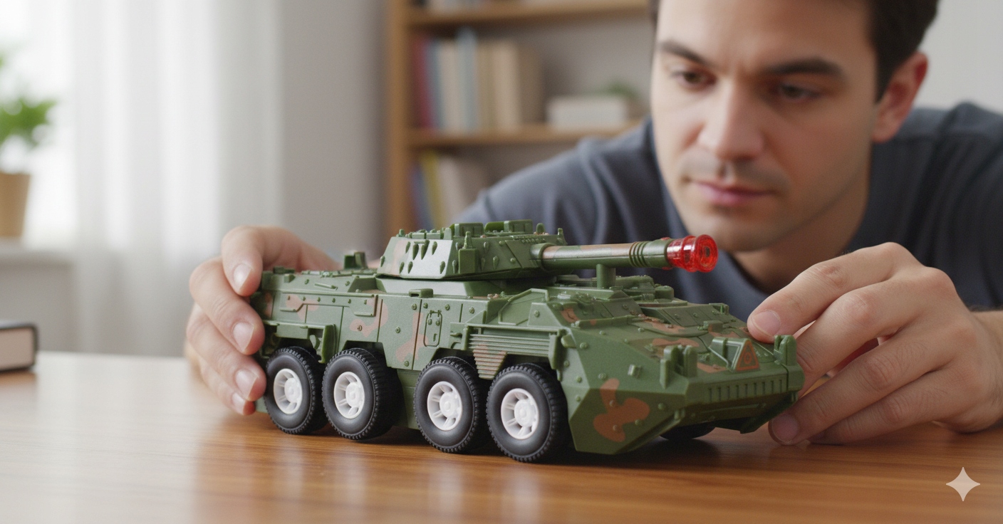 CZOŁG AUTO ROBOT AUTOBOT 2w1 POJAZD NA BATERIE ŚWIECI JEŹDZI DLA DZIECI