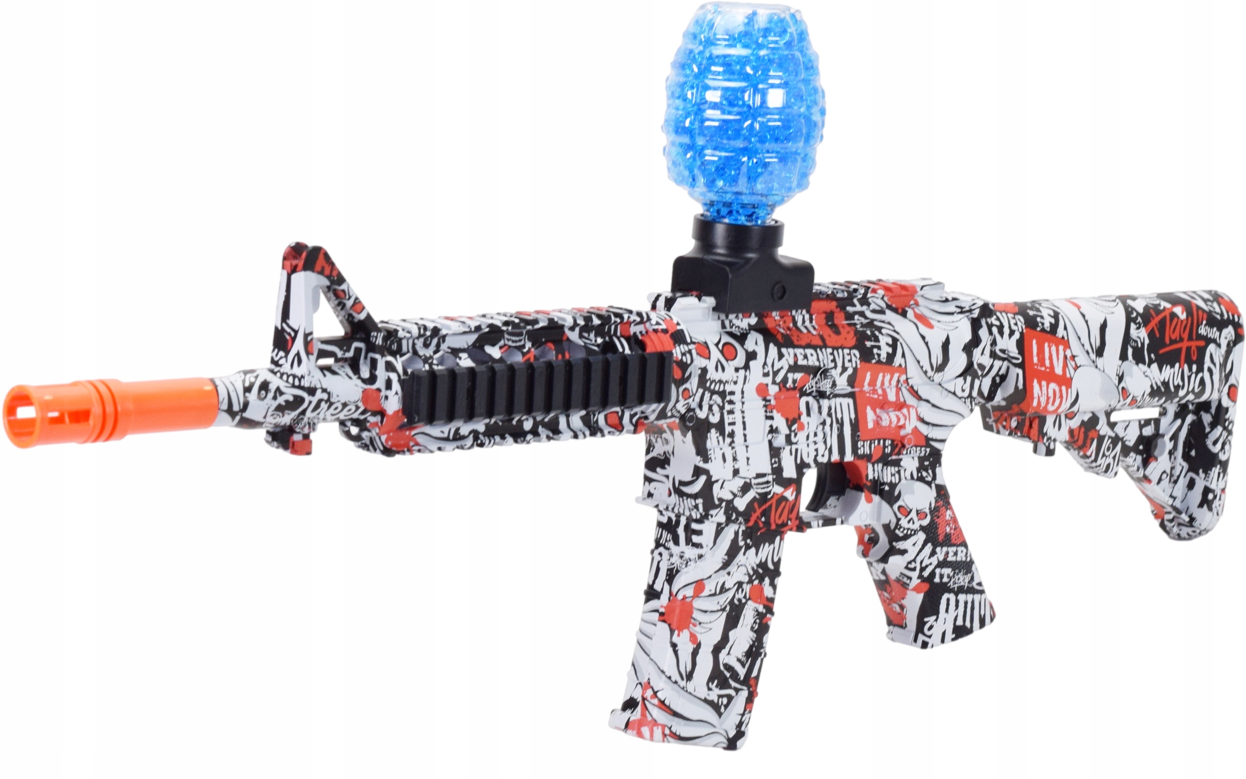 AUTOMATYCZNY PISTOLET AUTOMAT KARABIN NA KULKI WODNO ŻELOWE ELEKTRO ZESTAW