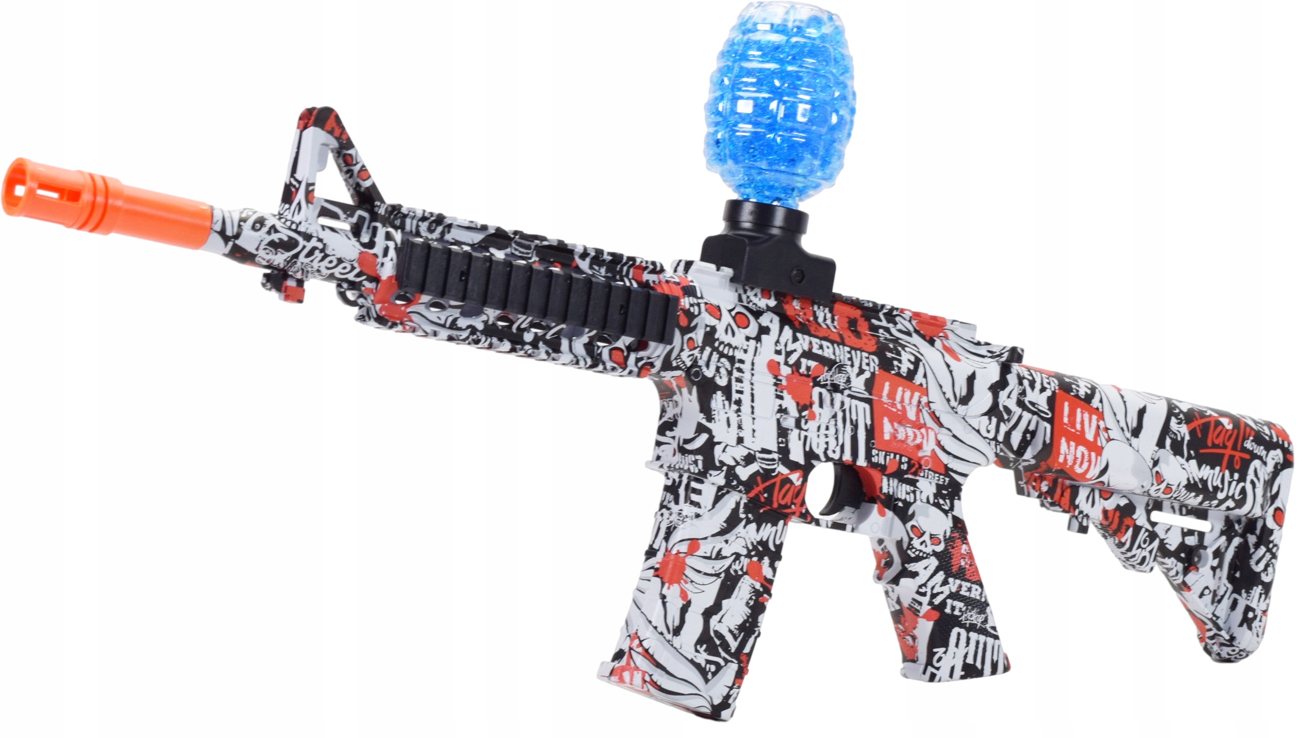 AUTOMATYCZNY PISTOLET AUTOMAT KARABIN NA KULKI WODNO ŻELOWE ELEKTRO ZESTAW