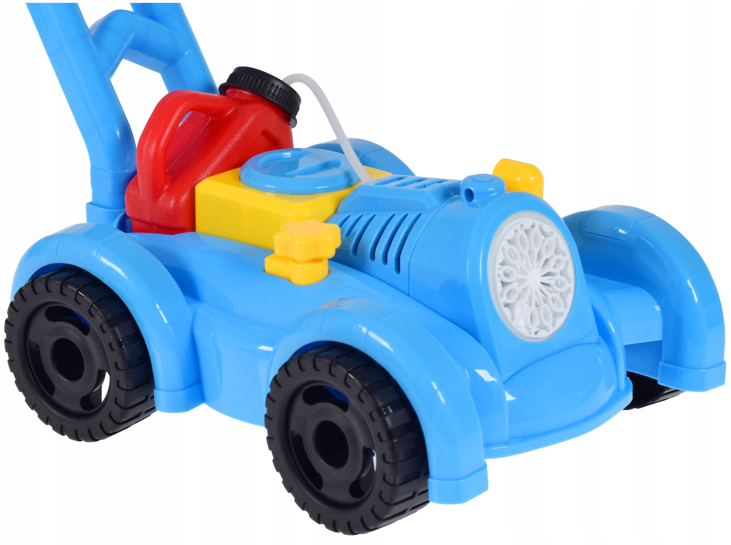 MASZYNKA WÓZEK KOSIARKA DO BANIEK MYDLANYCH DLA DZIECI AUTOMAT NA BATERIE