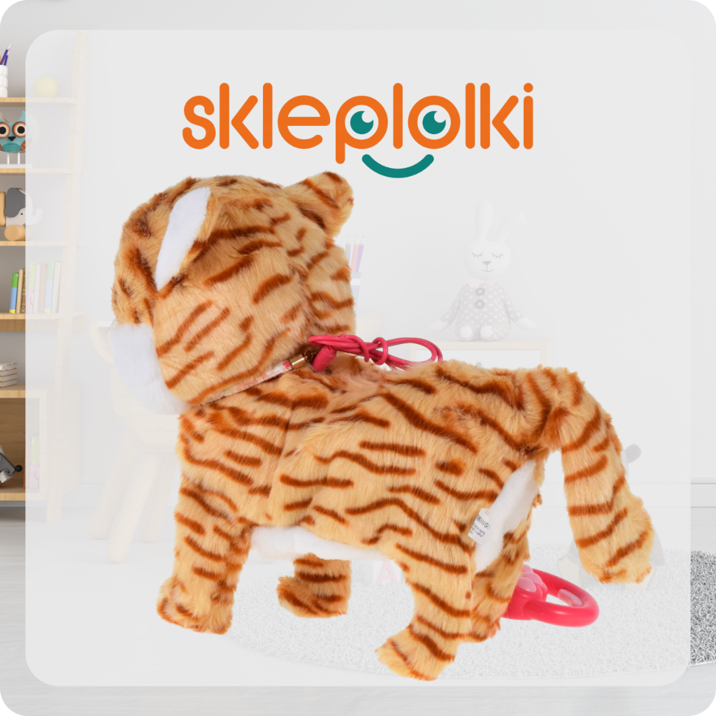 KOT INTERAKTYWNY KOTEK NA SMYCZY MIAUCZY CHODZI GRA DLA DZIECKA NA PREZENT