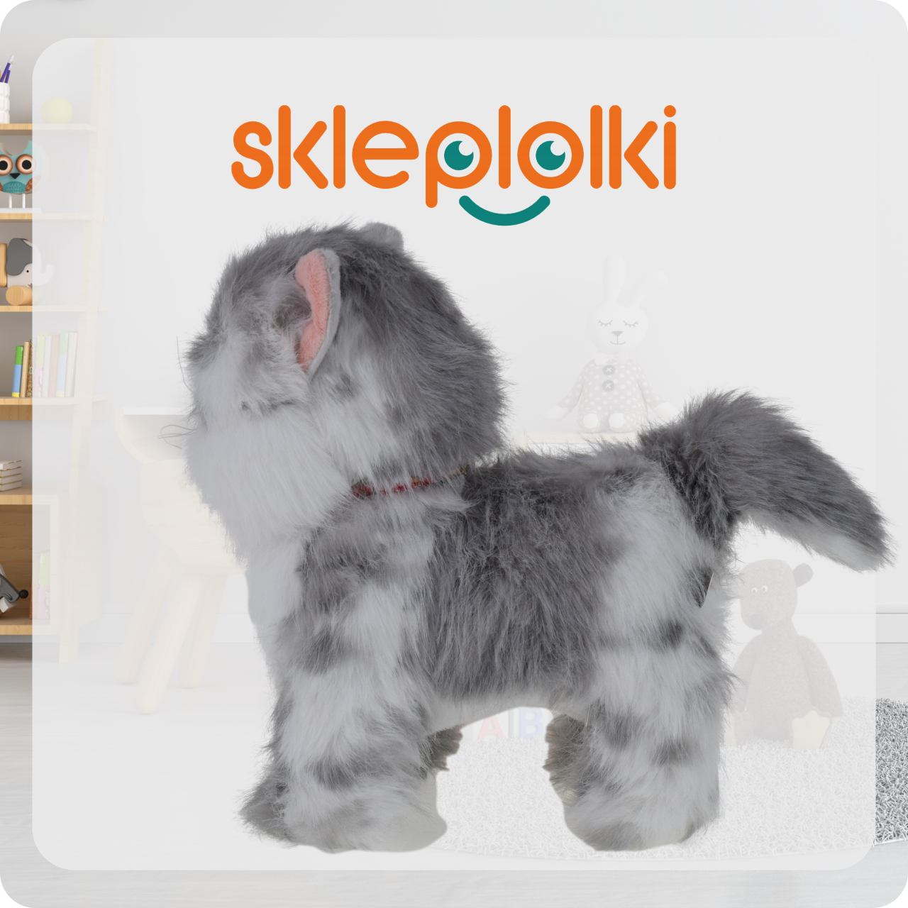 KOTEK INTERAKTYWNY NA SMYCZY MIAUCZY CHODZI GRA DLA DZIECKA NA PREZENT