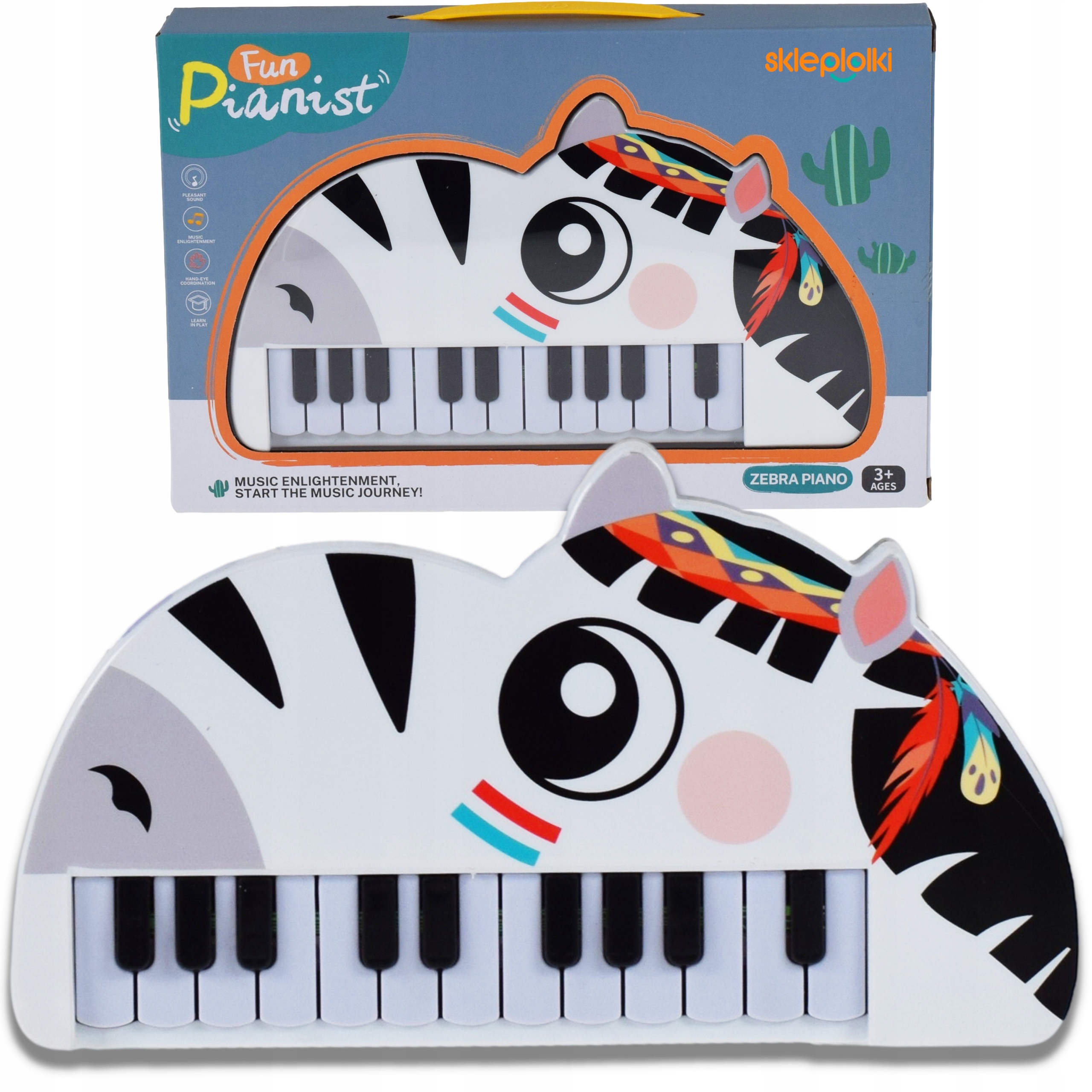 ELEKTRONICZNE ORGANKI KEYBOARD DLA DZIECI INSTRUMENT MUZYCZNY PIANINKO