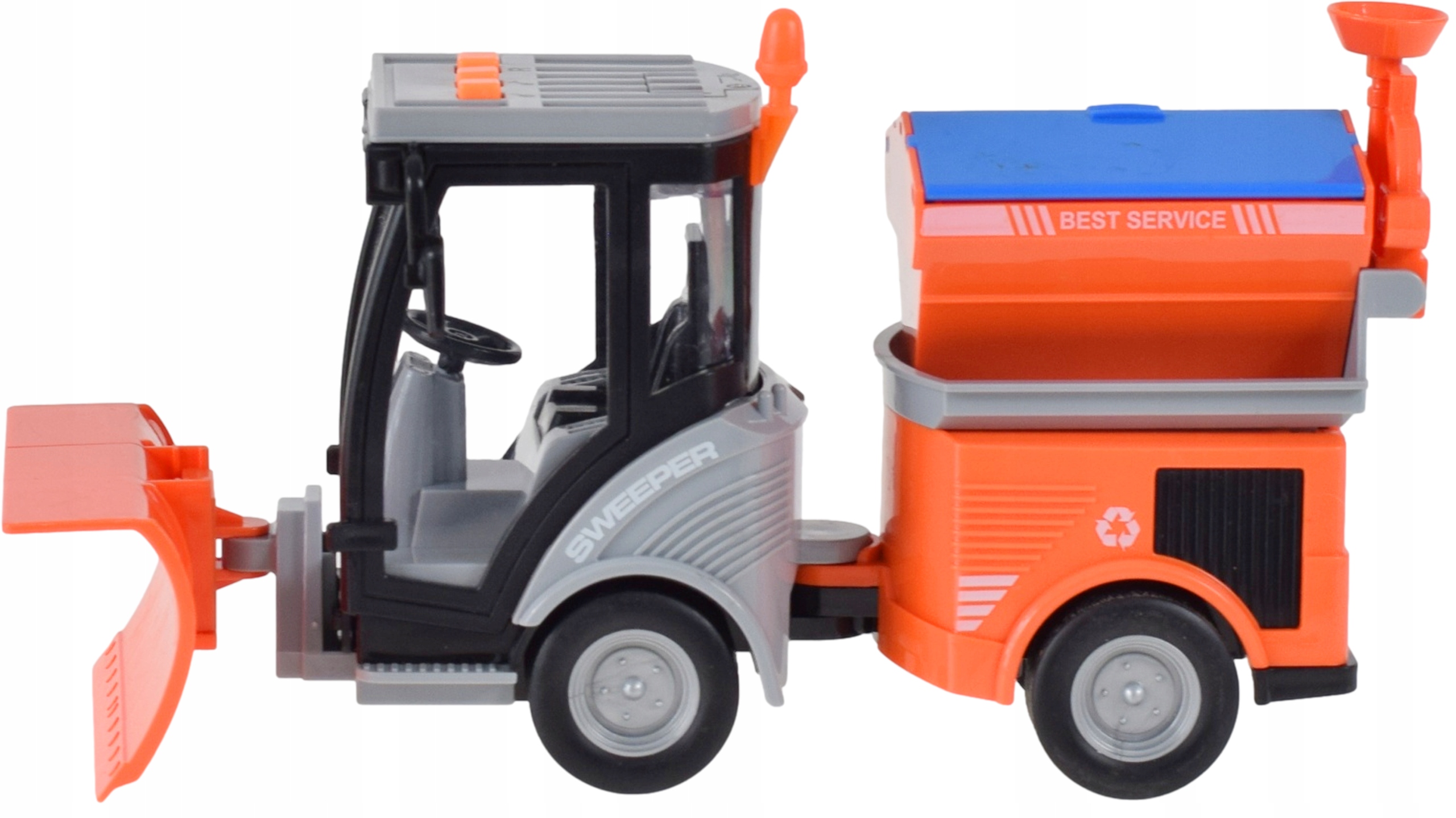 ODŚNIEŻARKA DROGOWA ZABAWKA POJAZD ULICZNY NA BATERIE SAMÓCHÓD DLA DZIECI