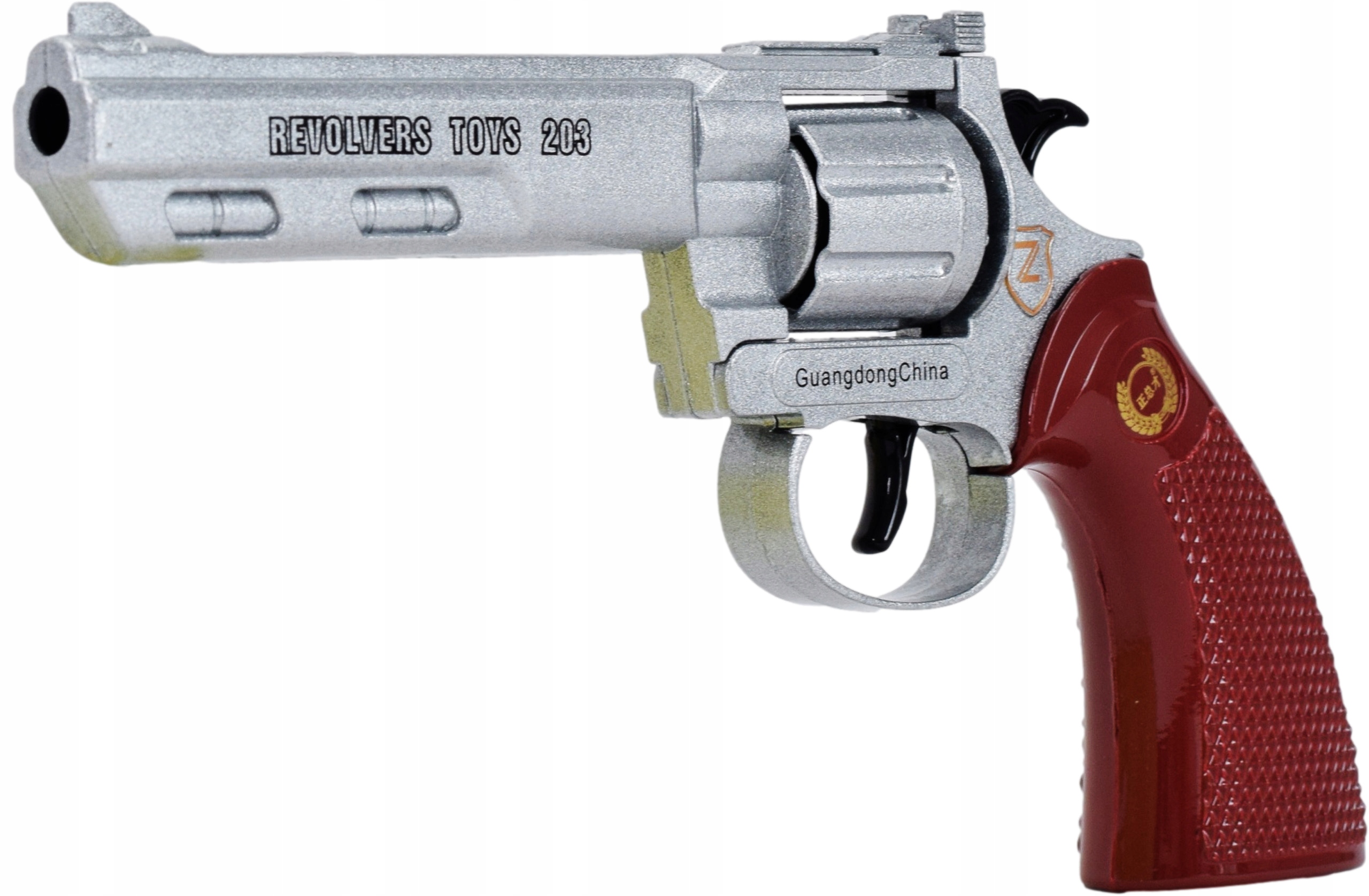 PISTOLET NA SPŁONKĘ KAPISZONY GRATIS 10x720szt METALOWY REWOLWER DLA DZIECI