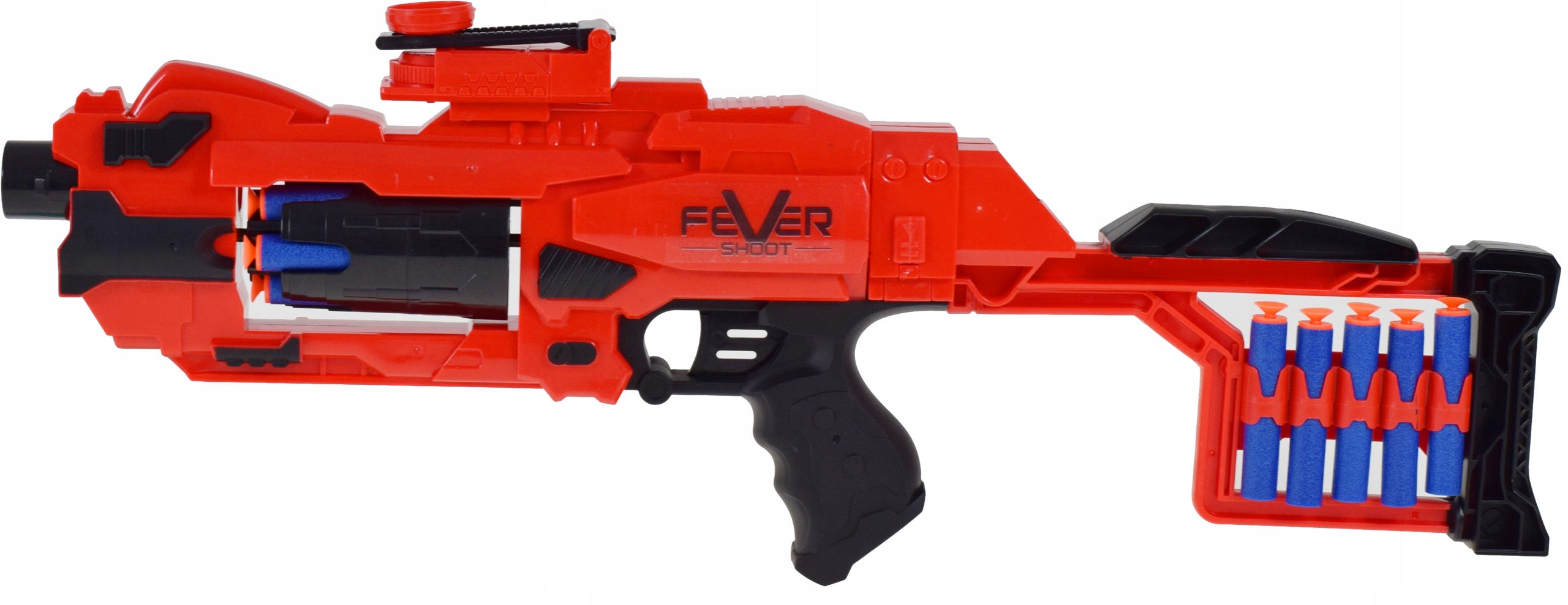 BEZPIECZNA WYRZUTNIA MANUALY KARABIN NA MIĘKKIE STRZAŁKI ZABAWKA DLA DZIECI