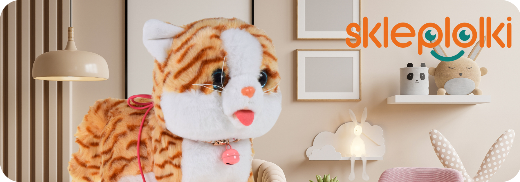 KOT INTERAKTYWNY KOTEK NA SMYCZY MIAUCZY CHODZI GRA DLA DZIECKA NA PREZENT