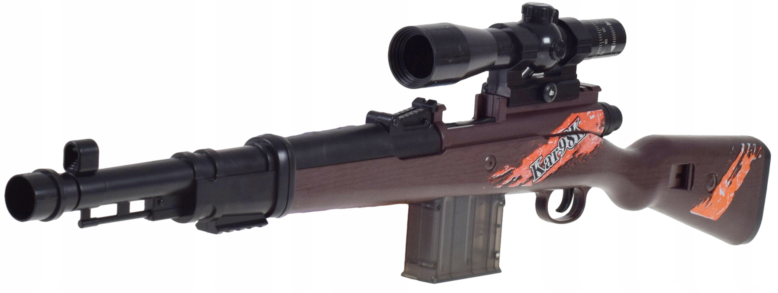 SNAJPERKA NA STRZAŁKI PIANKOWE DUŻY KARABIN ZESTAW +ŁUSKI ZABAWKA REPLIKA