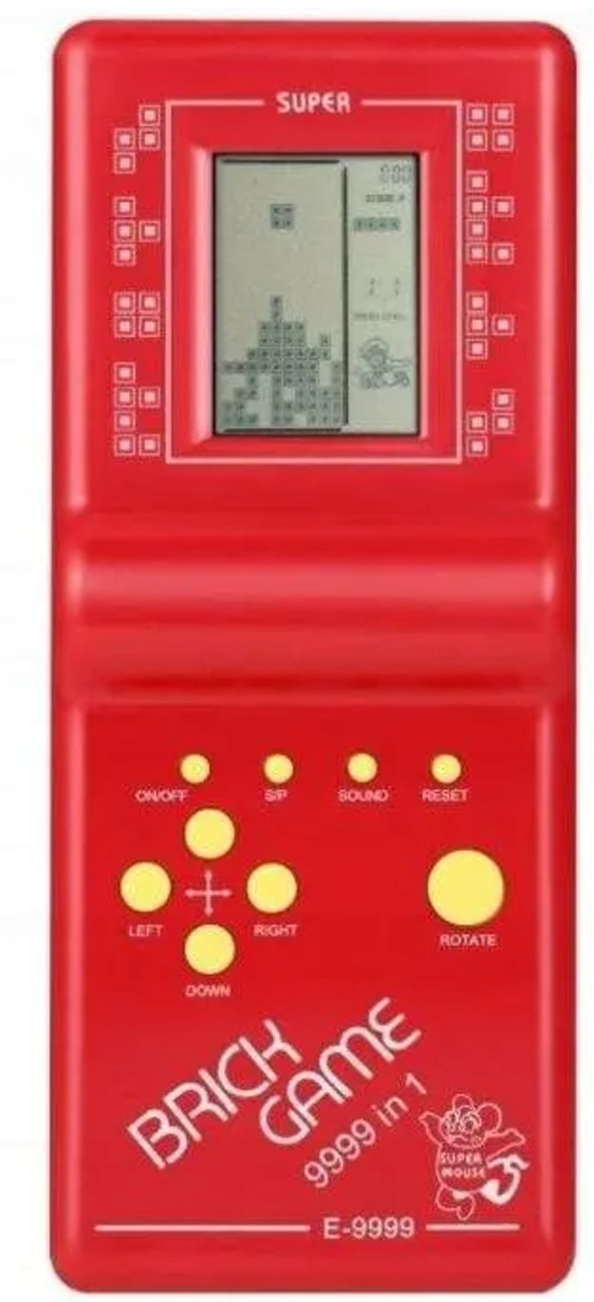 ELEKTRONICZNA GRA NA BATERIE AA PRZENOŚNA KONSOLA DO GIER GIERKA DLA DZIECI