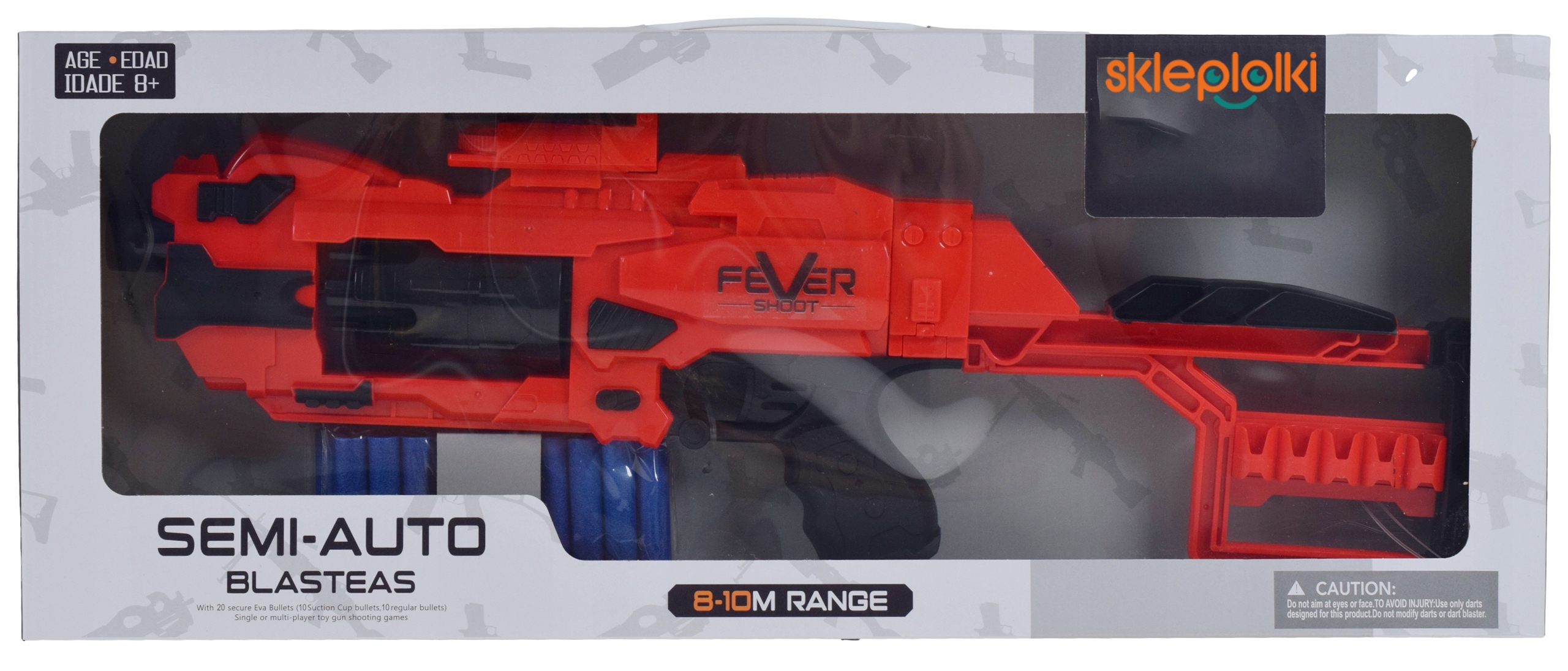 BEZPIECZNA WYRZUTNIA MANUALY KARABIN NA MIĘKKIE STRZAŁKI ZABAWKA DLA DZIECI