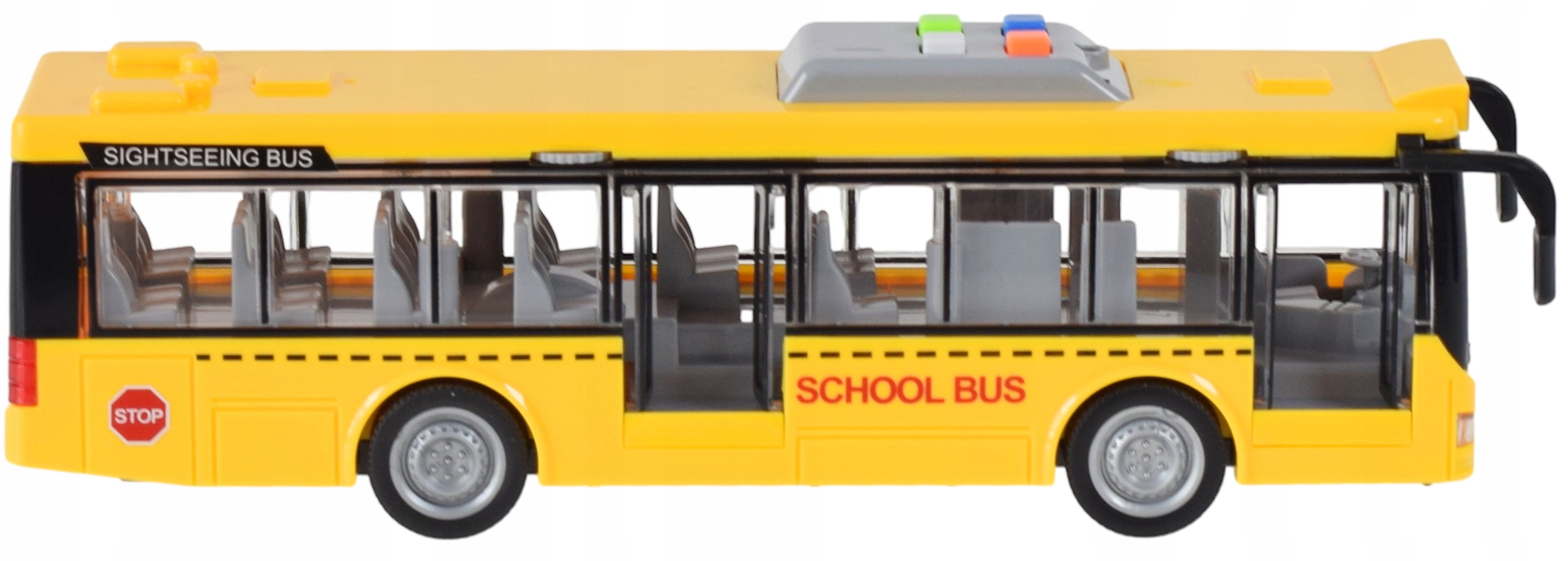 AUTOBUS SZKOLNY CITYBUS MIEJSKI NA BATERIE POJAZD BUS ZABAWKA DLA DZIECI