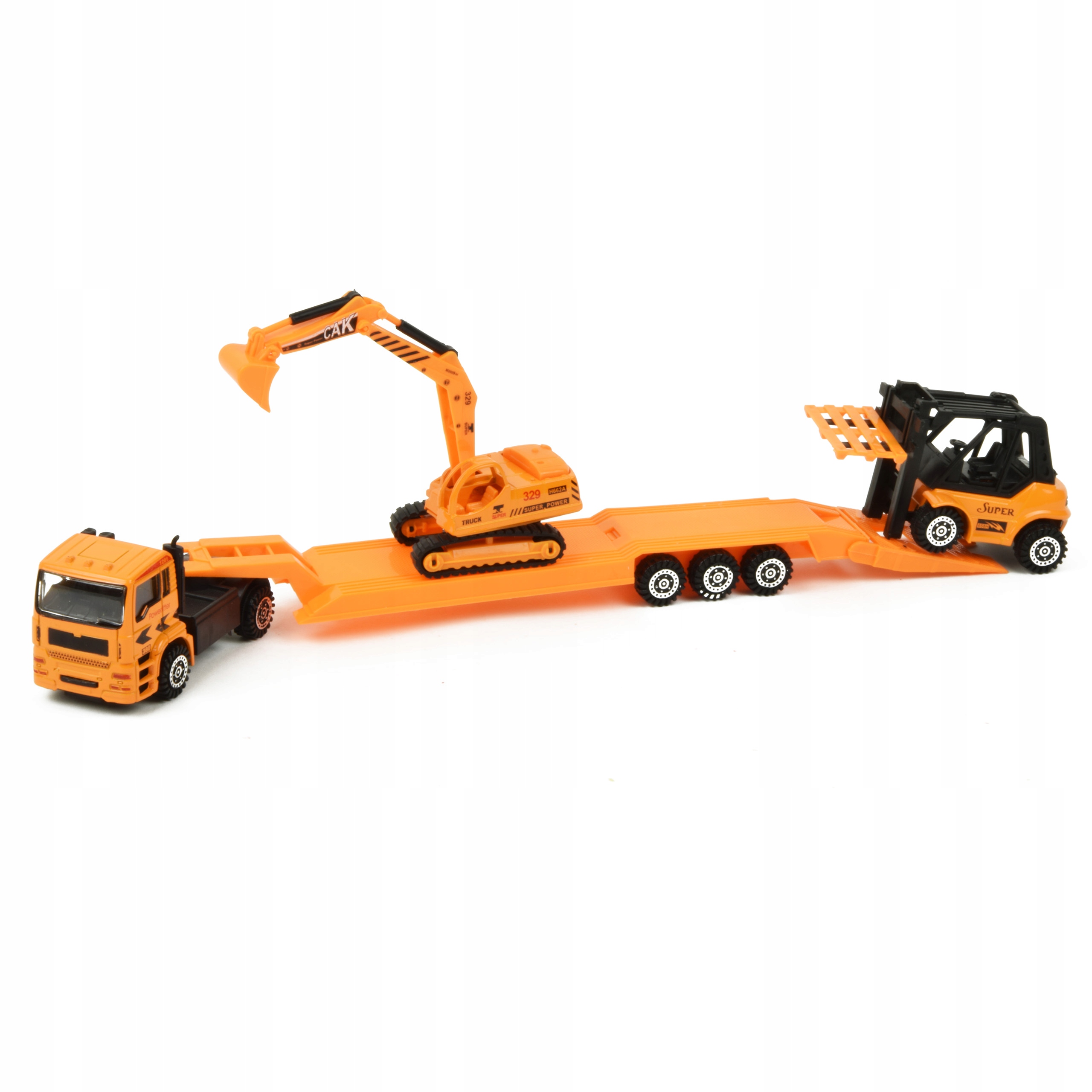 pojazdy budowlane metal ciężarówka resorak koparka F12 widlak