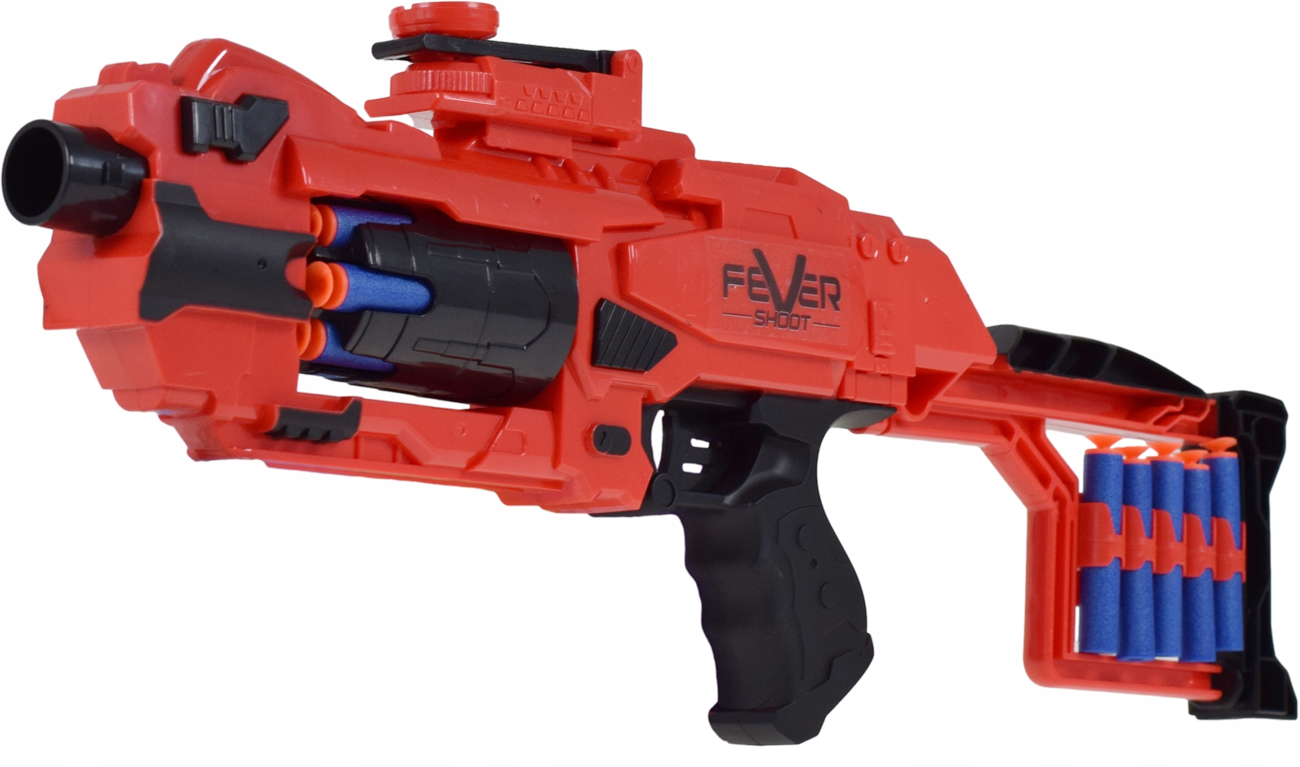 BEZPIECZNA WYRZUTNIA MANUALY KARABIN NA MIĘKKIE STRZAŁKI ZABAWKA DLA DZIECI