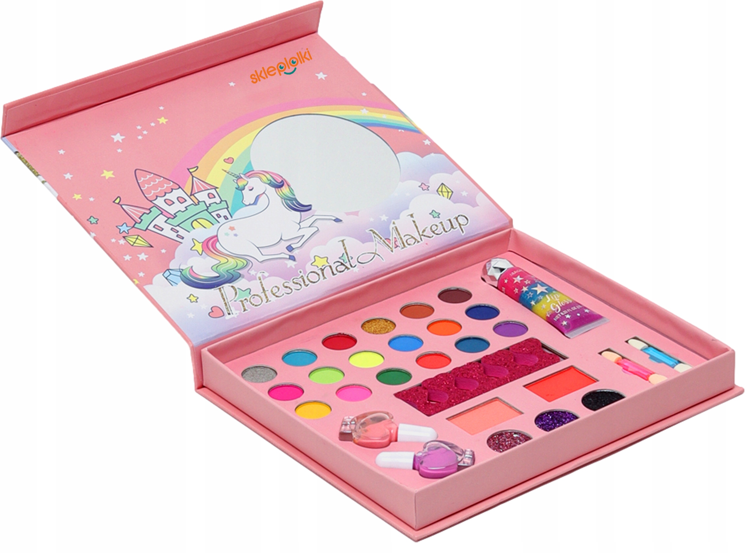 ZESTAW KOSMETYKÓW DLA DZIECI PALETKA MAKEUP KOSMETYKI DO MALOWANIA CIENIE