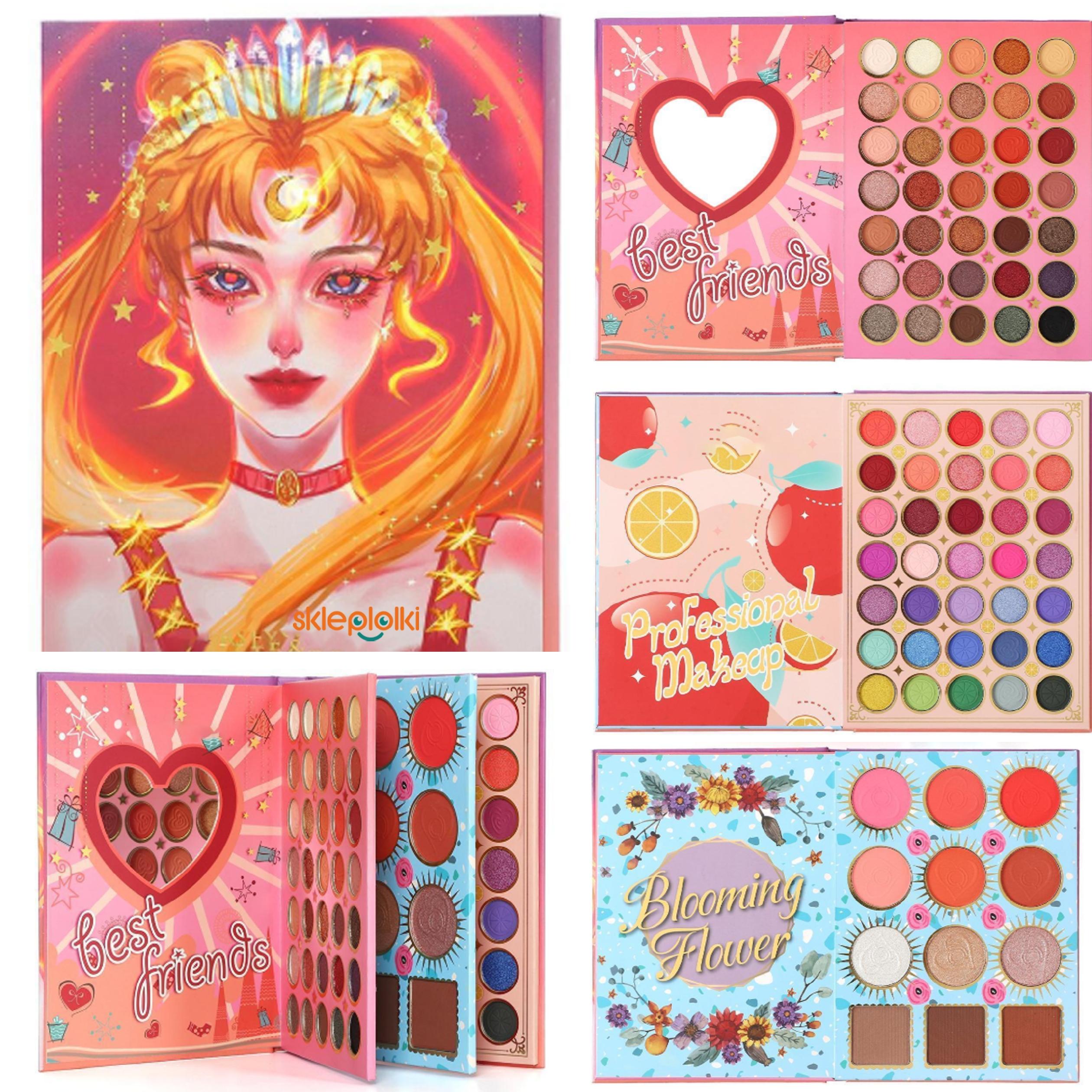 Zestaw kosmetyków dla dzieci 82kolory Paletka do makijażu małej księżniczki