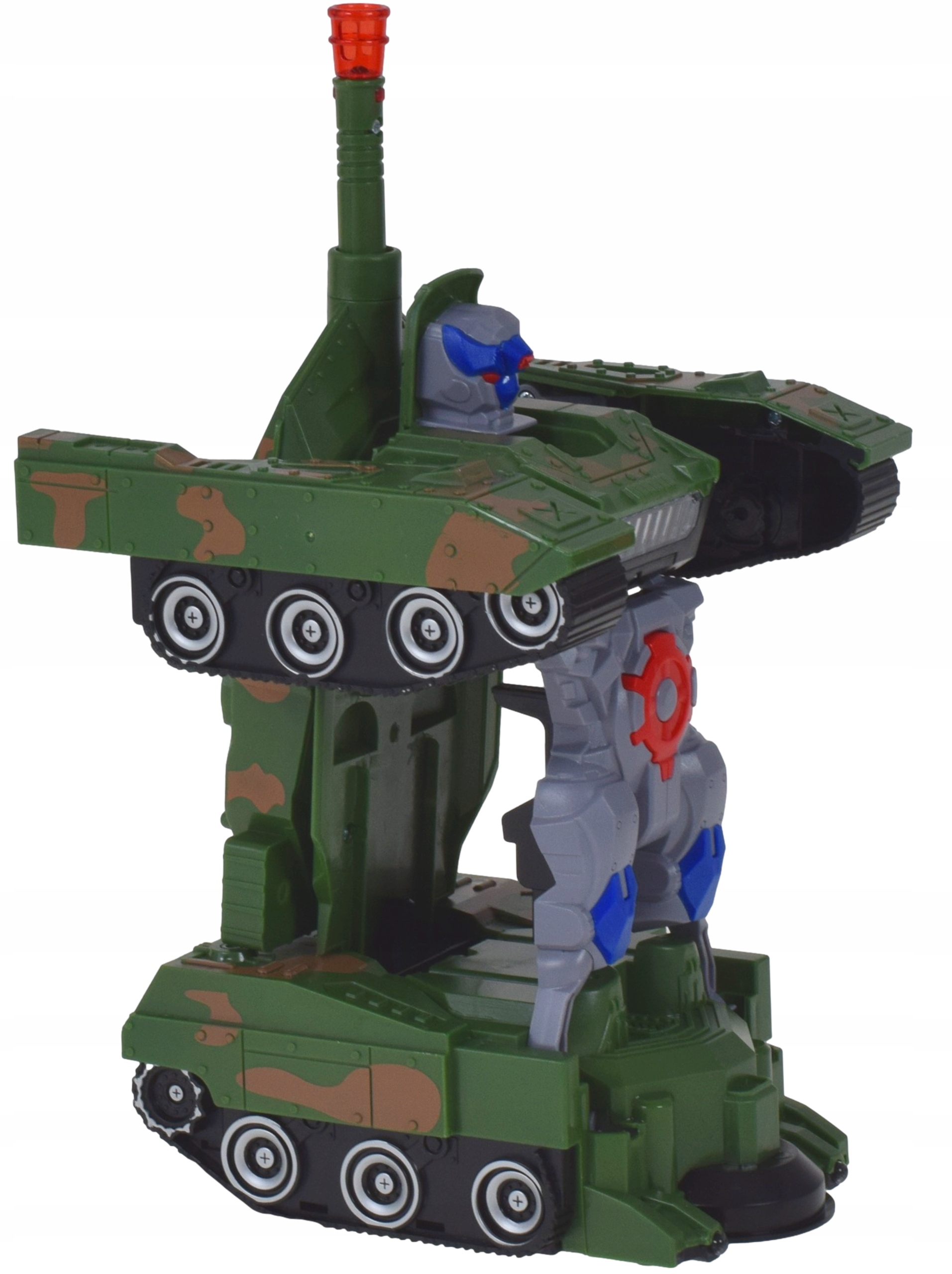 CZOŁG AUTO ROBOT AUTOBOT 2w1 POJAZD NA BATERIE ŚWIECI JEŹDZI DLA DZIECI