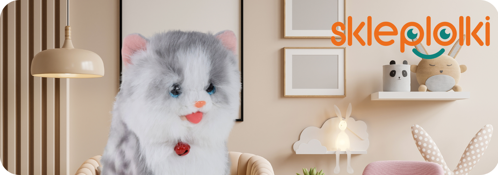 KOTEK INTERAKTYWNY NA SMYCZY MIAUCZY CHODZI GRA DLA DZIECKA NA PREZENT