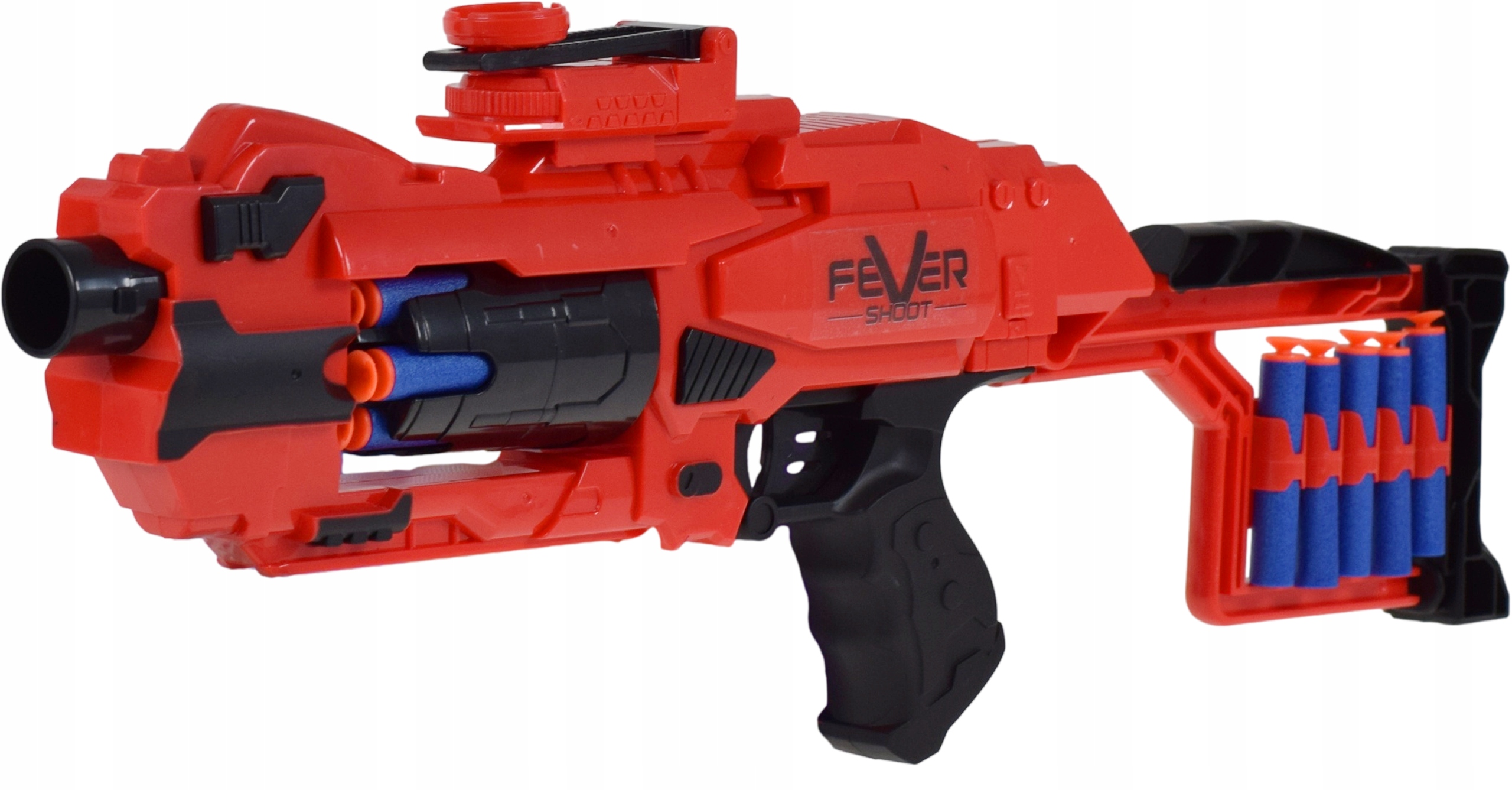 BEZPIECZNA WYRZUTNIA MANUALY KARABIN NA MIĘKKIE STRZAŁKI ZABAWKA DLA DZIECI