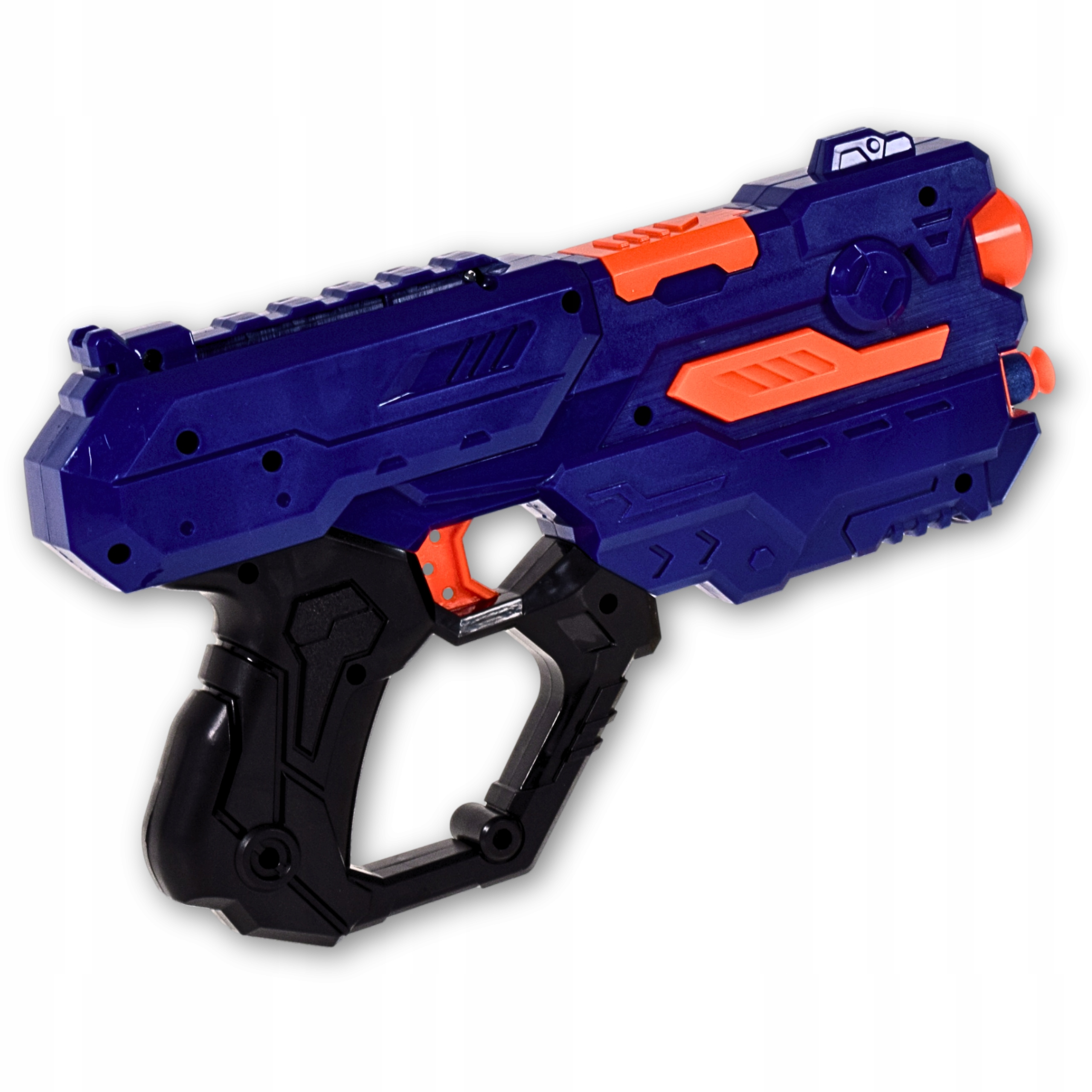 PISTOLET RĘCZNA WYRZUTNIA NA MIĘKKIE BEZPIECZNE STRZAŁKI Z MAGAZYNKIEM