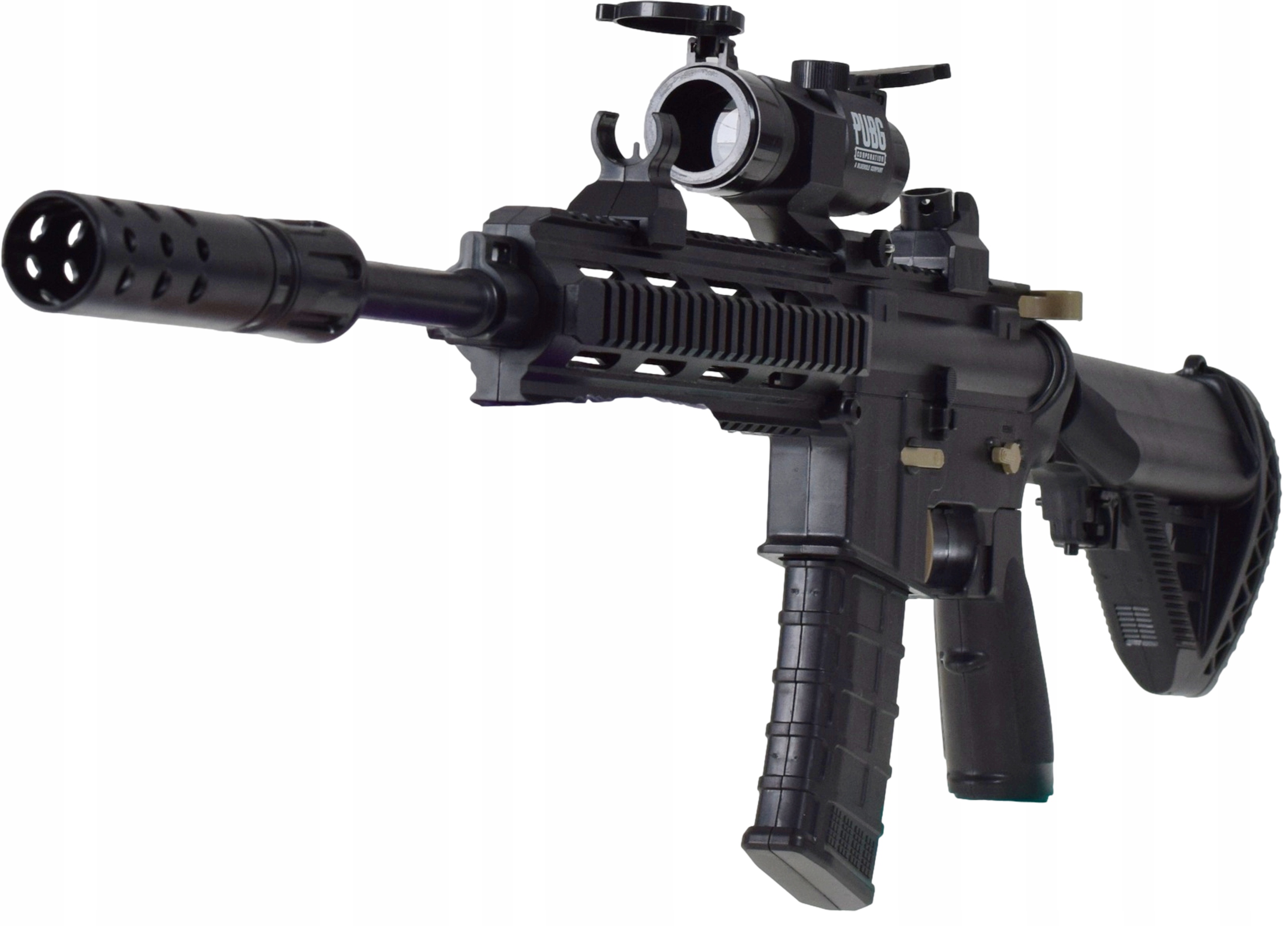 DUŻY KARABIN AUTOMAT 2W1 IMPONUJĄCY DESIGN REALISTYCZNY CELNY TRAFNY ZESTAW