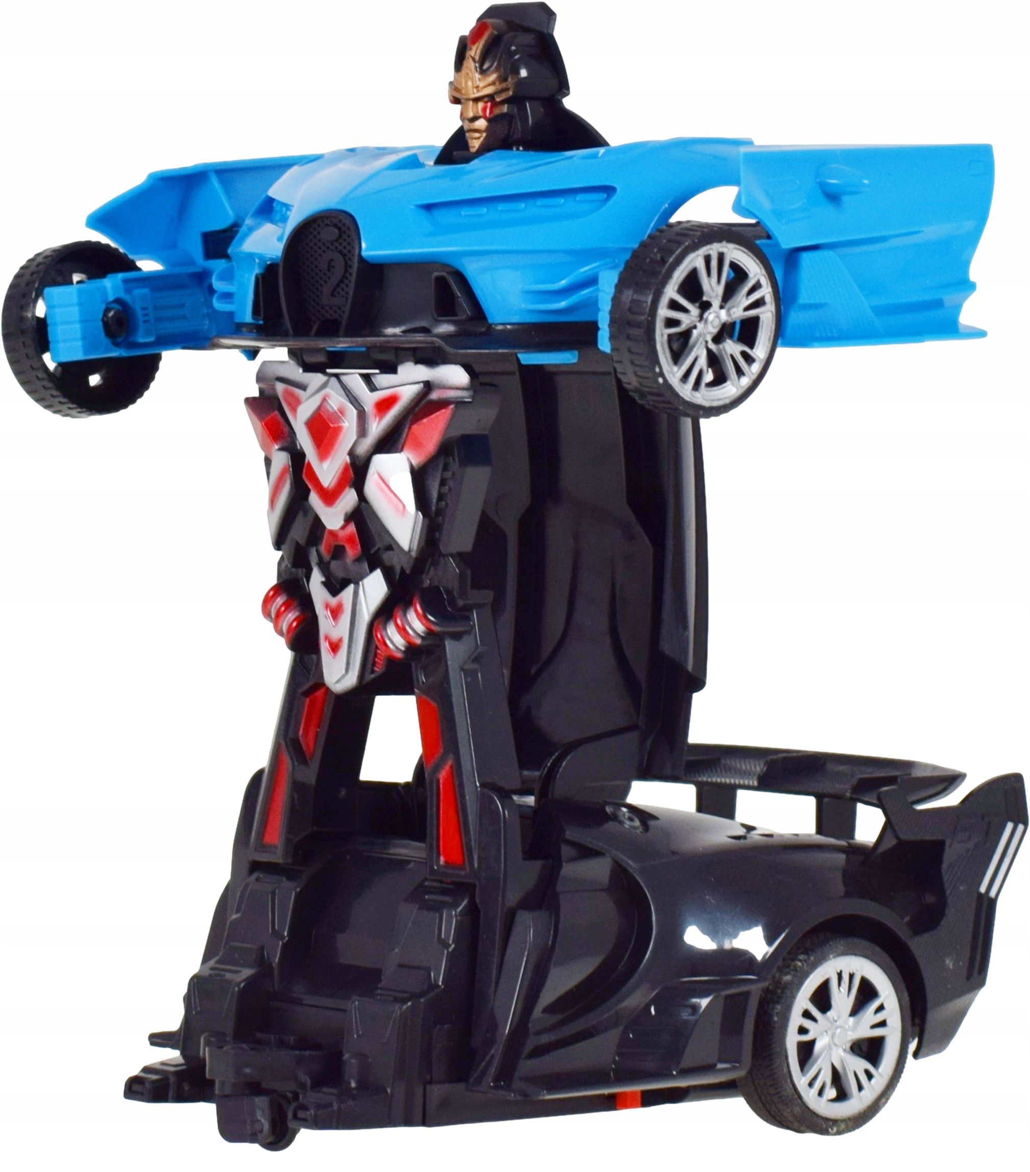 AUTO ROBOT AUTOBOT RC PILOT JEŹDZI ŚWIECI DŹWIĘK 2W1 ZABAWKA SAMOCHÓD