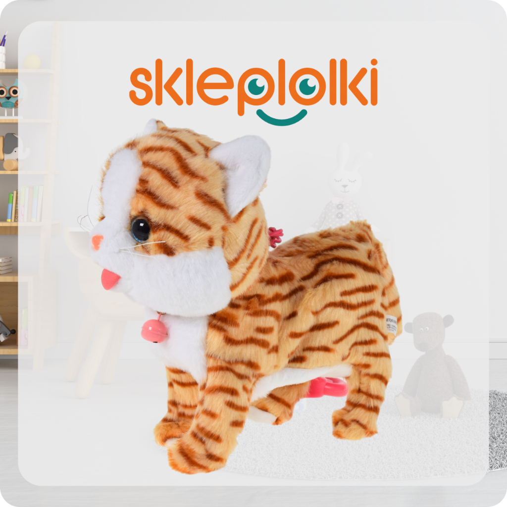 KOT INTERAKTYWNY KOTEK NA SMYCZY MIAUCZY CHODZI GRA DLA DZIECKA NA PREZENT