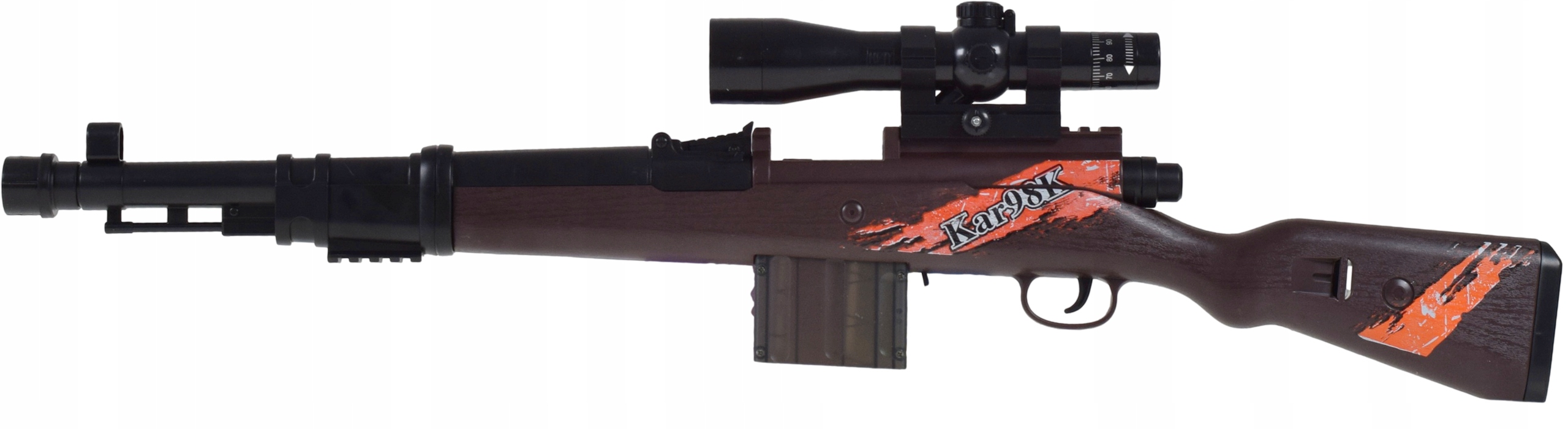 SNAJPERKA NA STRZAŁKI PIANKOWE DUŻY KARABIN ZESTAW +ŁUSKI ZABAWKA REPLIKA