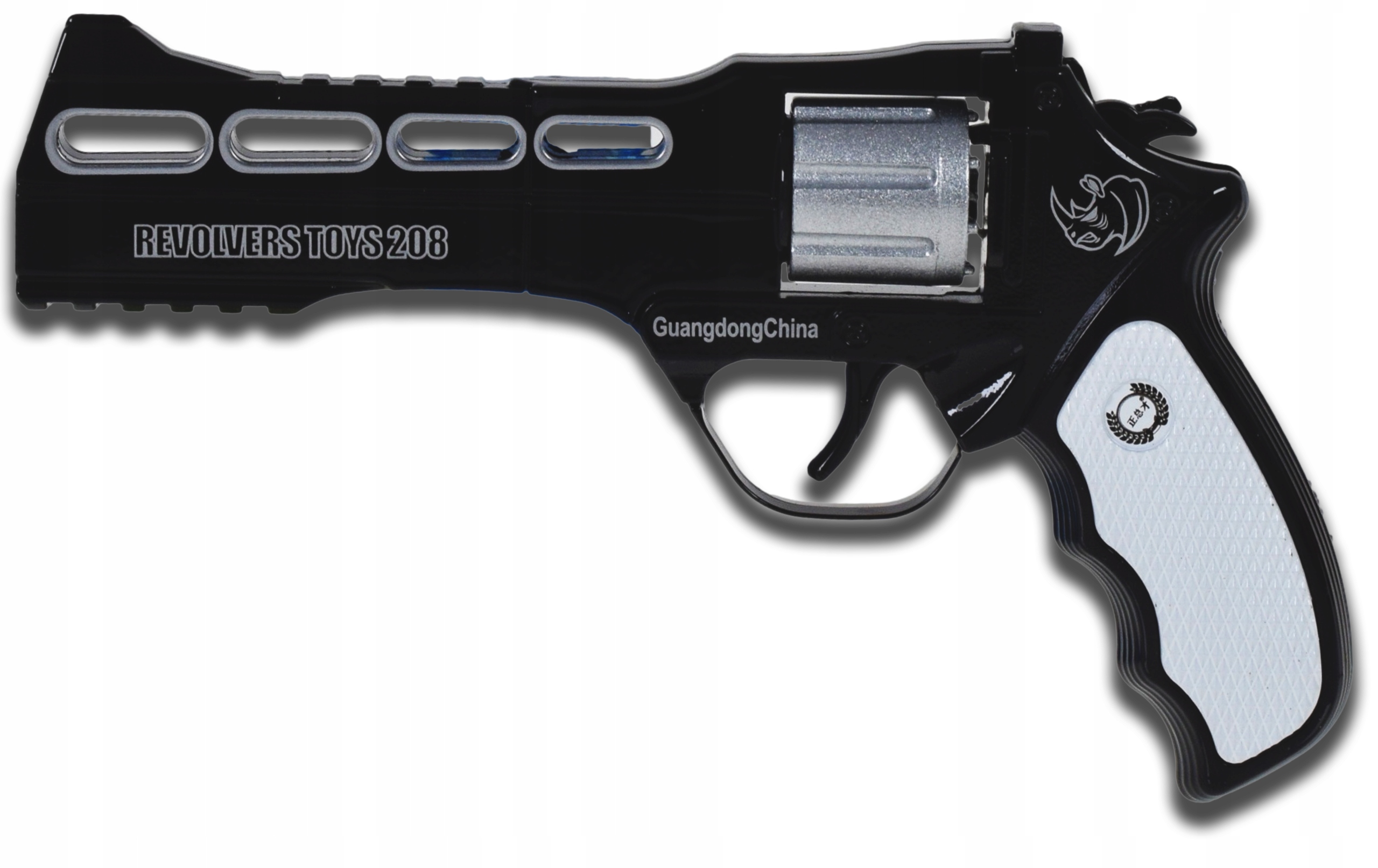 PISTOLET NA SPŁONKĘ KAPISZONY GRATIS 10x720szt METALOWY REWOLWER DLA DZIECI