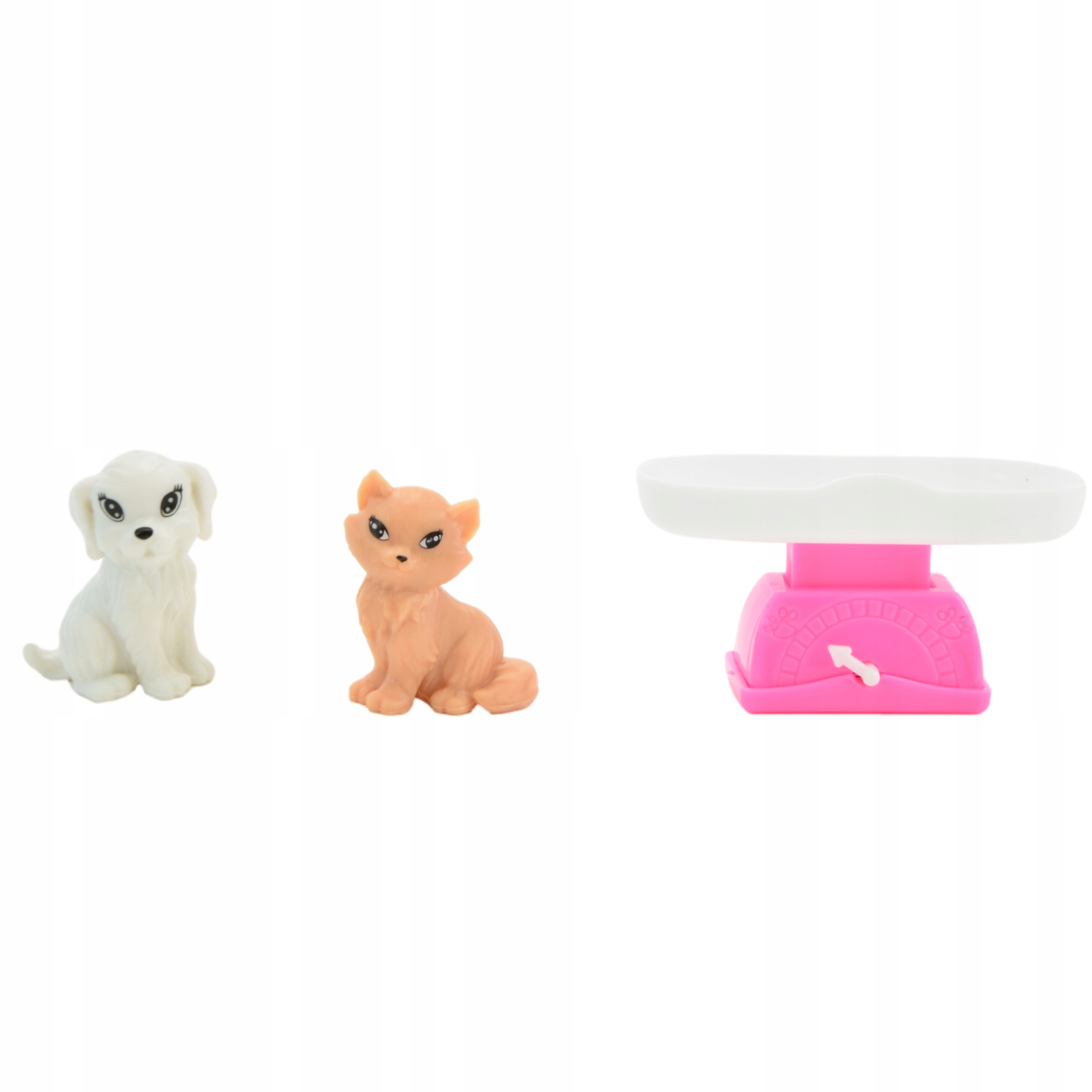 WETERYNARZ LALKA TYPU BARBIE I ZWIERZAKI ZESTAW